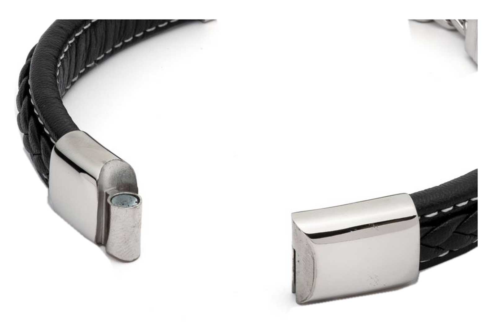 Harley-Davidson Free Shipping - Harley-Davidson Men's 9 in. Chain Bar & Shield Cuff Bracelet, Leather/Steel - Free Shipping on many products plus Orders Over $99