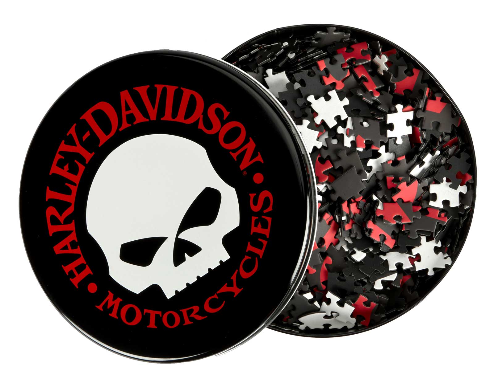 Harley-Davidson Free Shipping - Harley-Davidson® Willie G Skull Puzzle w/Collectible Metal Tin, 1000 Pieces, Red - Free Shipping on many products plus Orders Over $99
