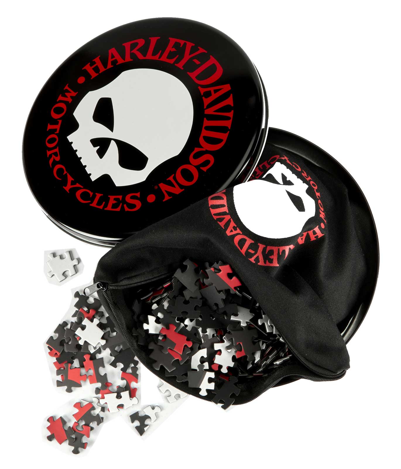Harley-Davidson Willie G Skull ソフテイル Harley-Davidson® Willie G Skull Puzzle w/Collectible Metal Tin
