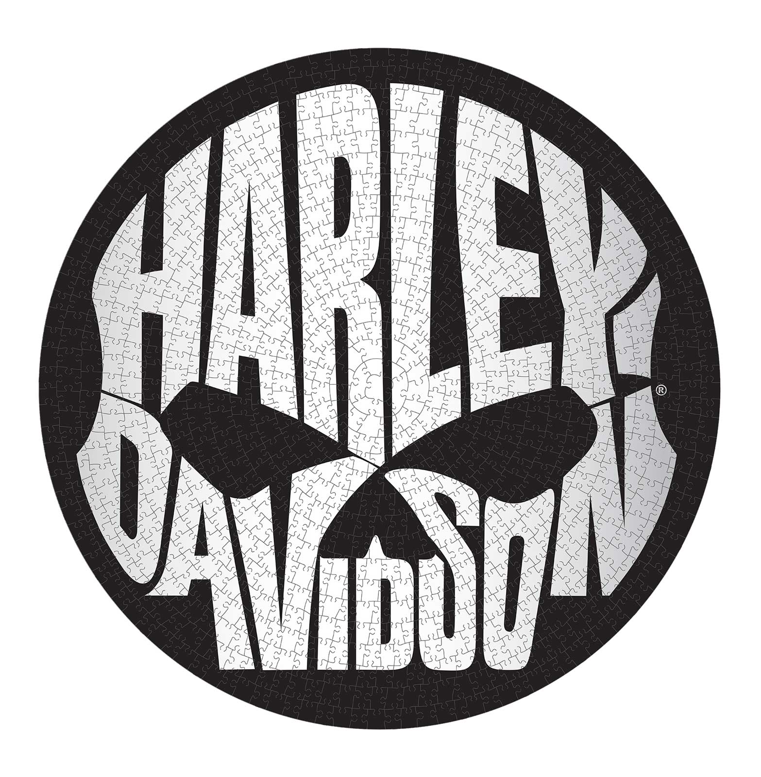 Harley-Davidson® Willie G Skull Puzzle w/ Metal Tin, 1000 Pieces, Black/White - Wisconsin Harley-Davidson