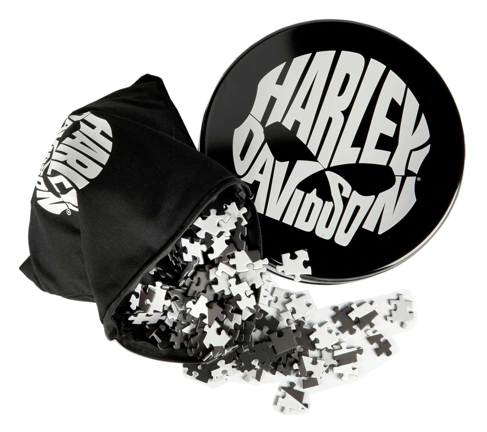 Harley-Davidson® Willie G Skull Puzzle w/ Metal Tin, 1000 Pieces