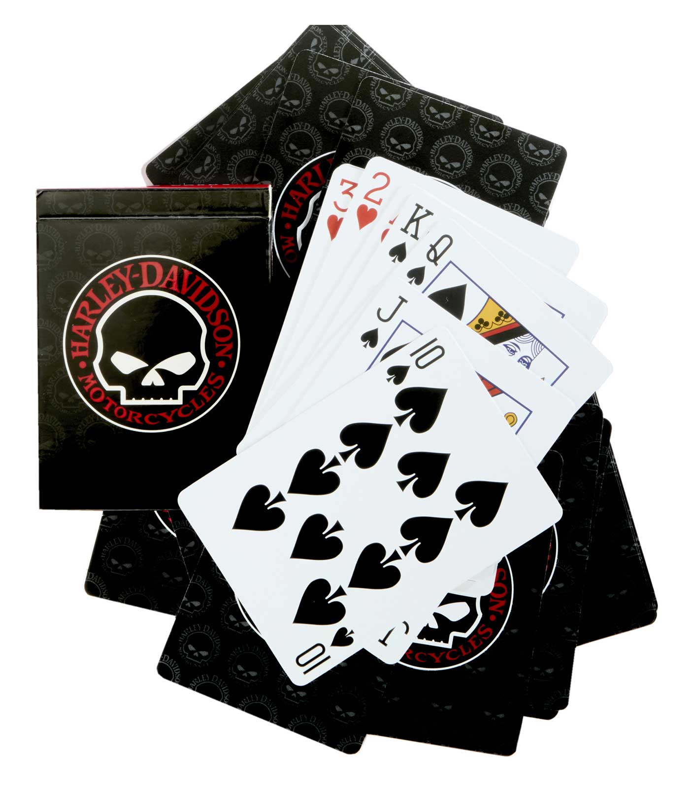 Harley-Davidson Willie G Skull Plastic Playing Cards, Durable & Waterproof - No Hassle Returns at Wisconsin Harley