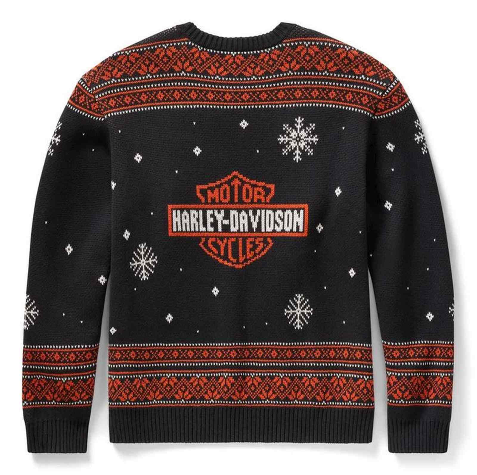 Harley-Davidson Free Shipping - Harley-Davidson Men's Bar & Shield Holiday Christmas Sweater, Black 96794-25VM - Free Shipping on many products plus Orders Over $99
