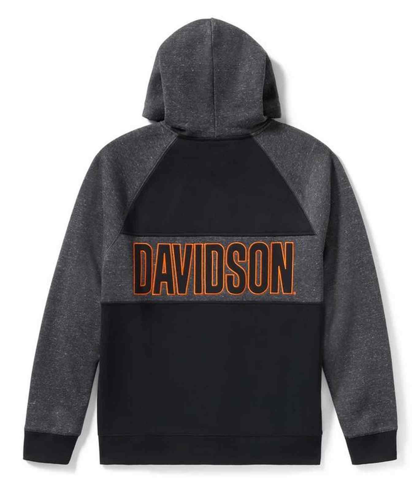 Harley-Davidson® Men's Bar Font Colorblocked Pullover Hoodie 96714