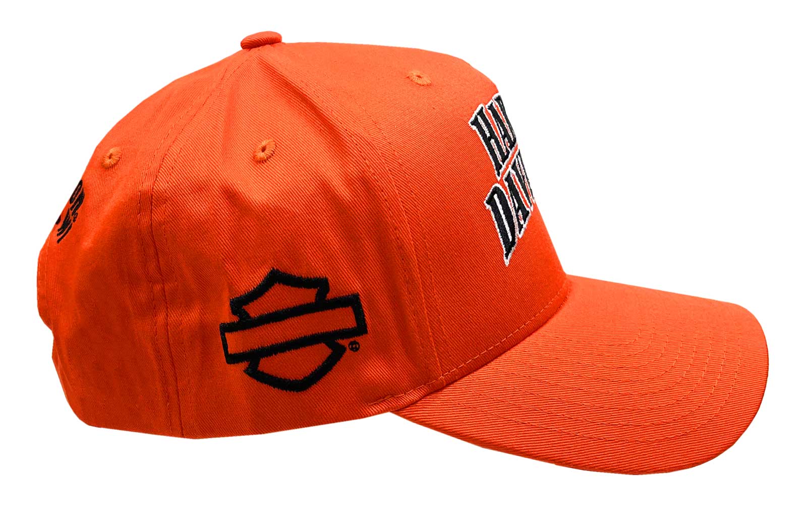Harley-Davidson Free Shipping - Harley-Davidson Men's H-D Text Adjustable Snapback Baseball Cap, Orange - Free Shipping on many products plus Orders Over $99
