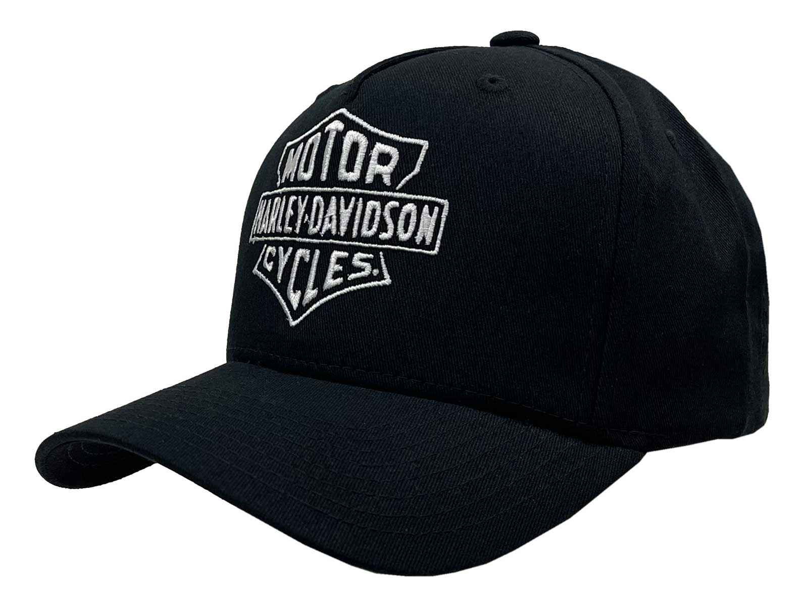 Harley-Davidson Men's Archetype Bar & Shield Adjustable Baseball Cap, Black - Wisconsin Harley-Davidson