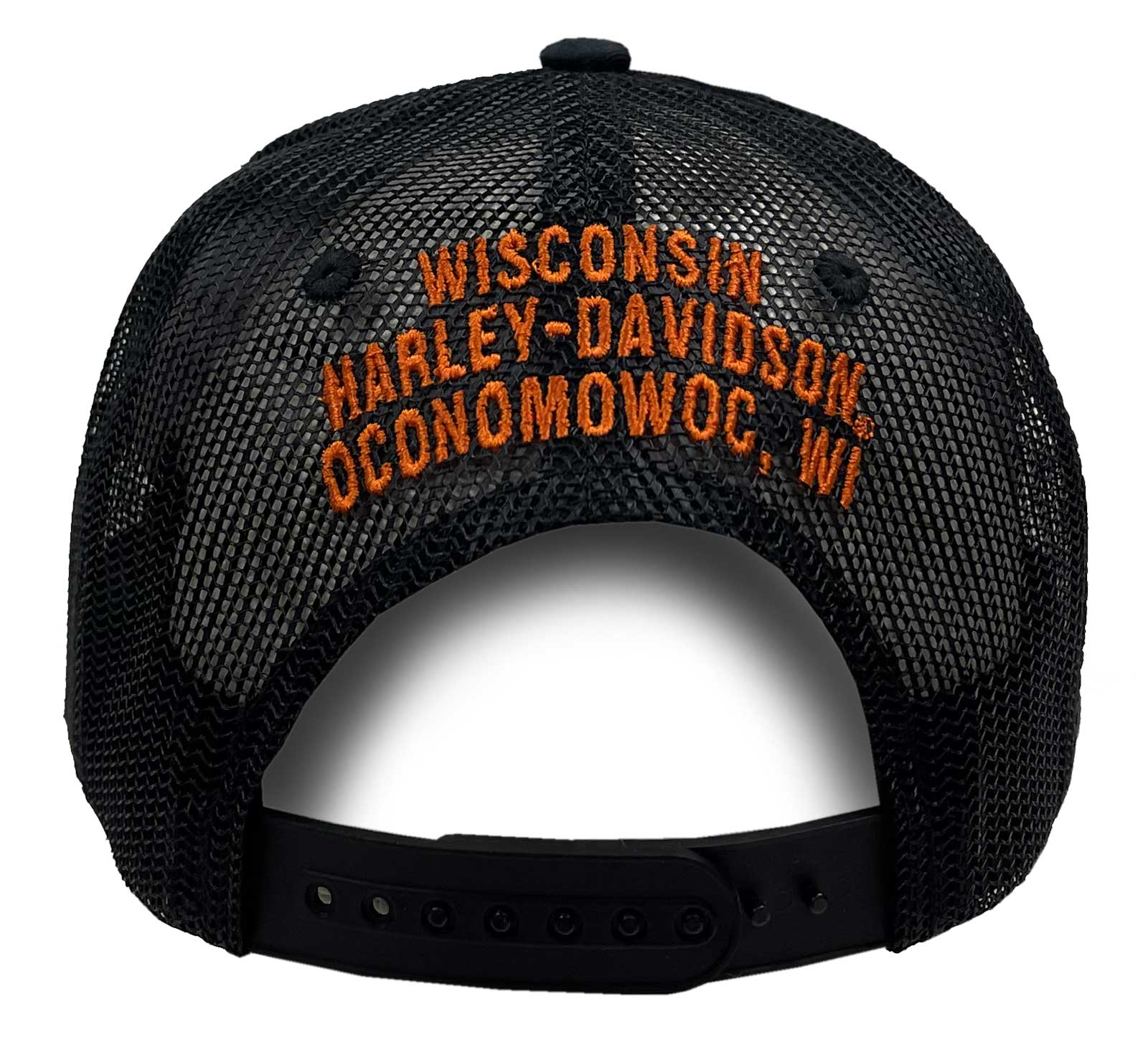 Harley-Davidson Free Shipping - Harley-Davidson Men's Stretched Snapback Mesh Curved Bill Trucker Hat, Black - Free Shipping on many products plus Orders Over $99
