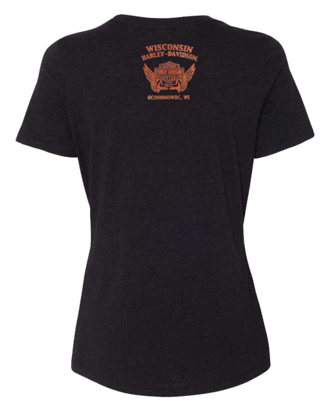 Harley-Davidson Free Shipping - Harley-Davidson Womens Exterior Crew-Neck Short Sleeve Cotton-Blend Tee, Black - Free Shipping on many products plus Orders Over $99