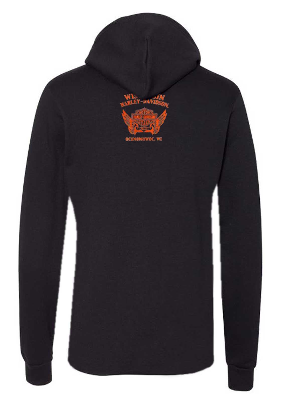 Harley-Davidson Free Shipping - Harley-Davidson Women's Compel Raw-Edge High-Low Pullover Hoodie, Black - Free Shipping on many products plus Orders Over $99
