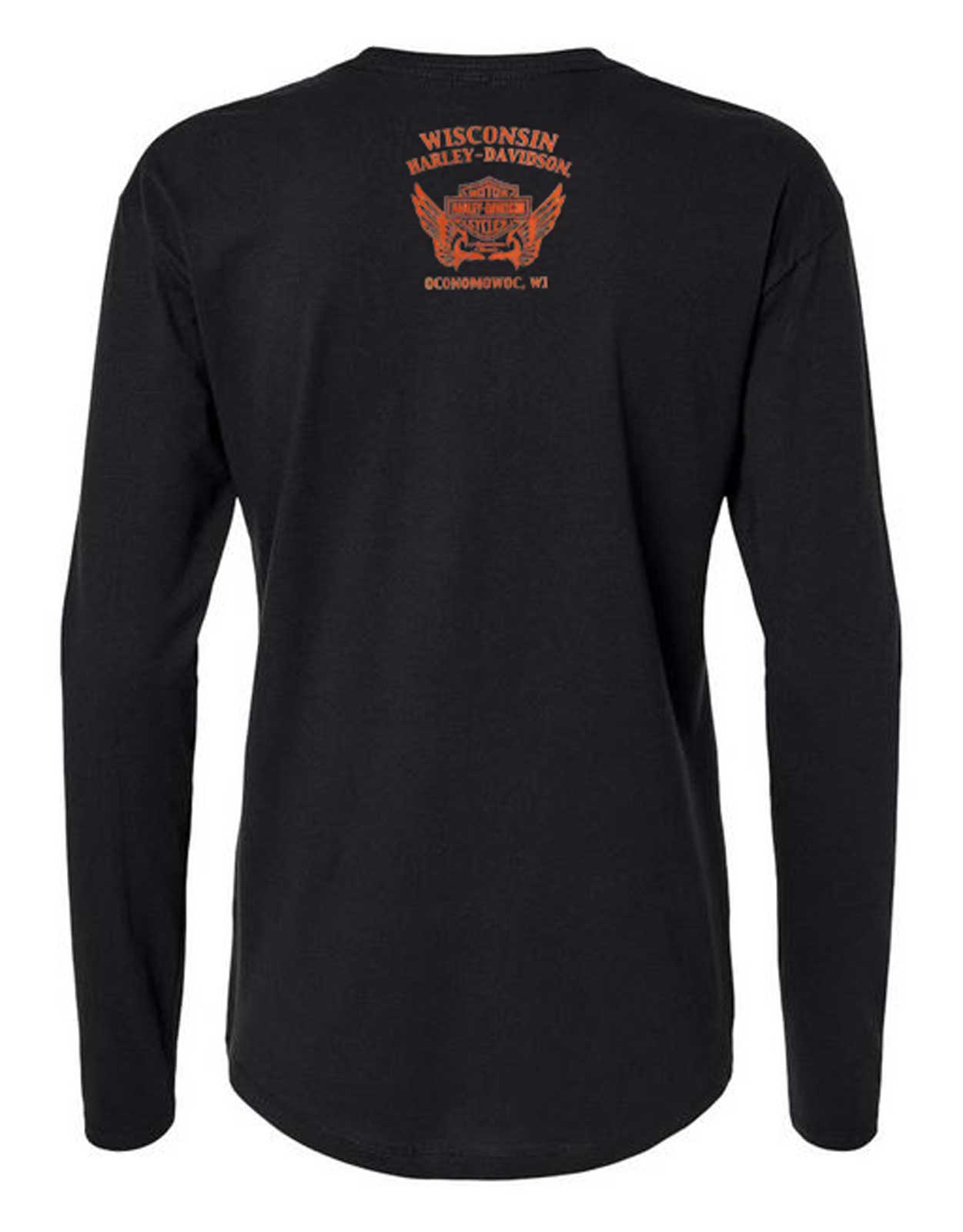 Harley-Davidson Free Shipping - Harley-Davidson Women's Dilemma Long Sleeve Cotton-Blend Henley Tee, Black - Free Shipping on many products plus Orders Over $99