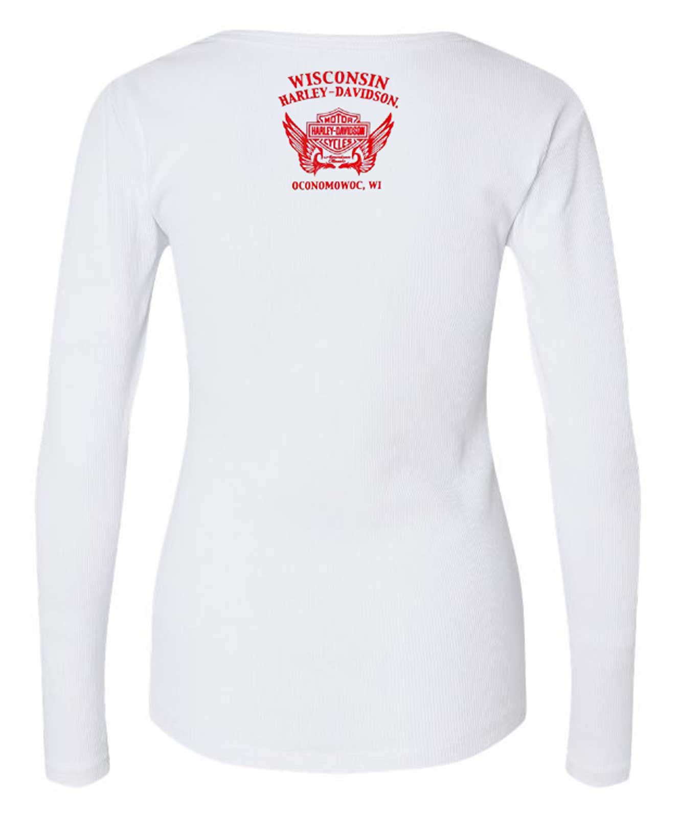 Harley-Davidson Free Shipping - Harley-Davidson Women's Dutiful Long Sleeve Shirt w/ Thumbholes, White - Free Shipping on many products plus Orders Over $99