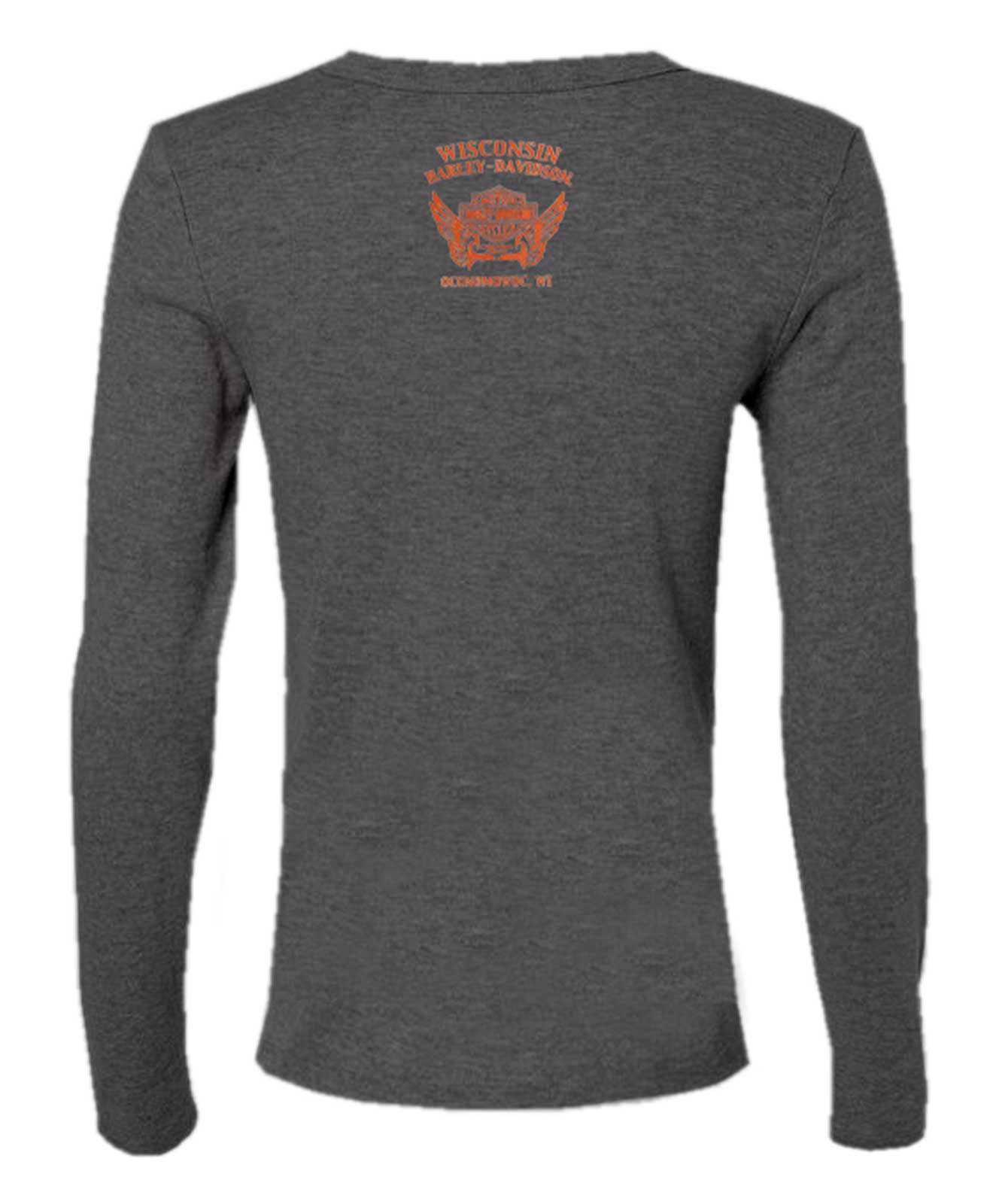 Harley-Davidson Free Shipping - Harley-Davidson Women's Sunset Eagle Long Sleeve Scoop Neck Shirt, Black - Free Shipping on many products plus Orders Over $99