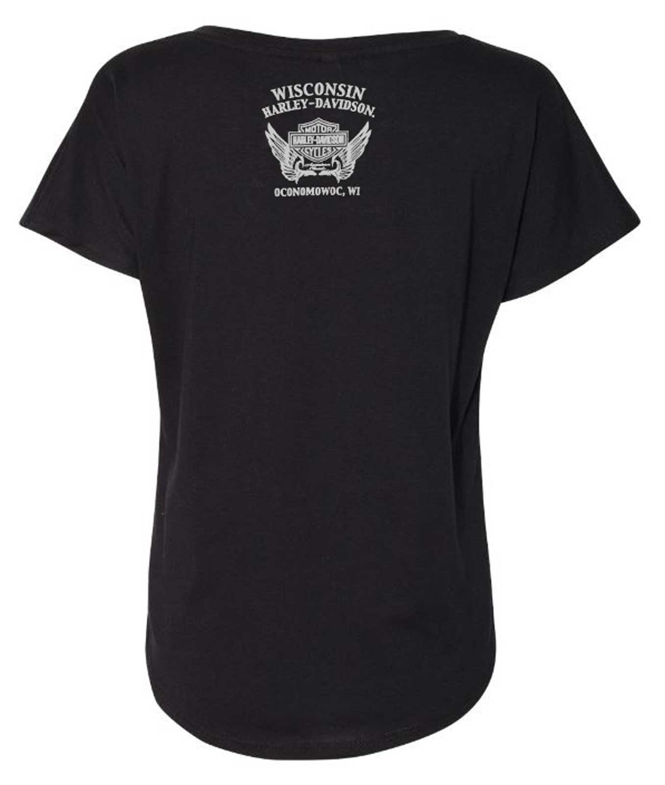 Harley-Davidson Free Shipping - Harley-Davidson Women's Stronghold Short Sleeve Poly-Blend Tee, Black - Free Shipping on many products plus Orders Over $99