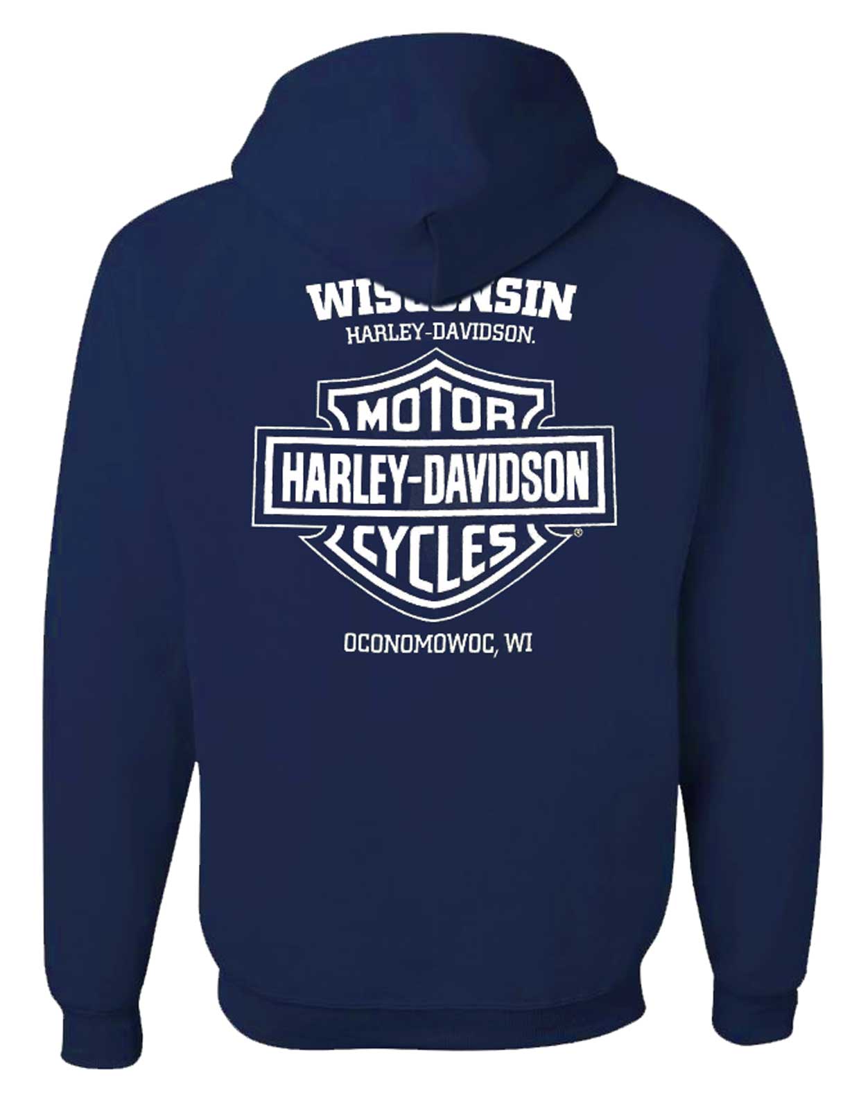 Harley-Davidson Free Shipping - Harley-Davidson Men's Stinger Pullover Fleece Hooded Sweatshirt, Navy Blue - Free Shipping on many products plus Orders Over $99