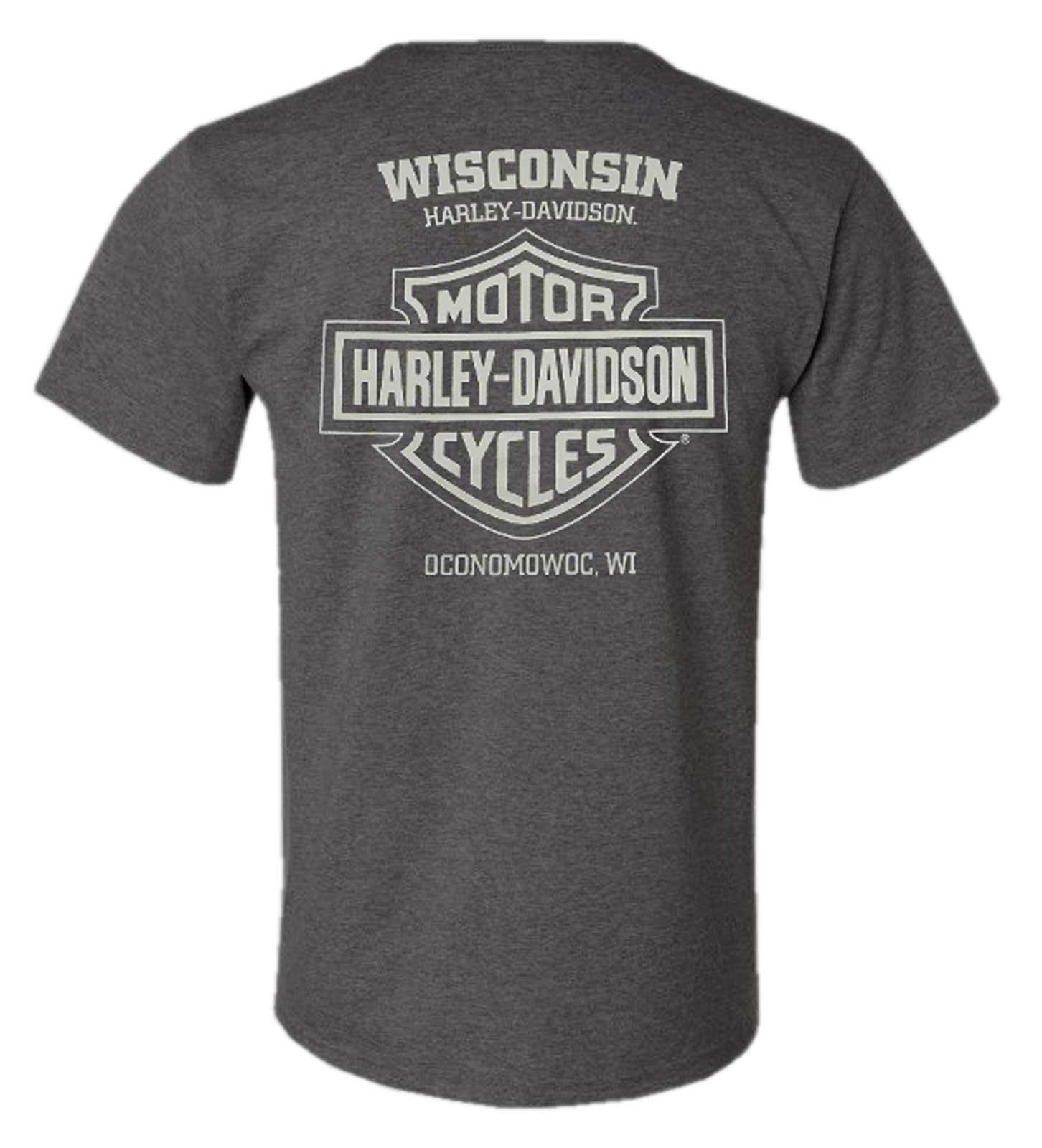 Harley-Davidson Free Shipping - Harley-Davidson Men's Friction Too Poly-Blend Short Sleeve T-Shirt, Charcoal - Free Shipping on many products plus Orders Over $99