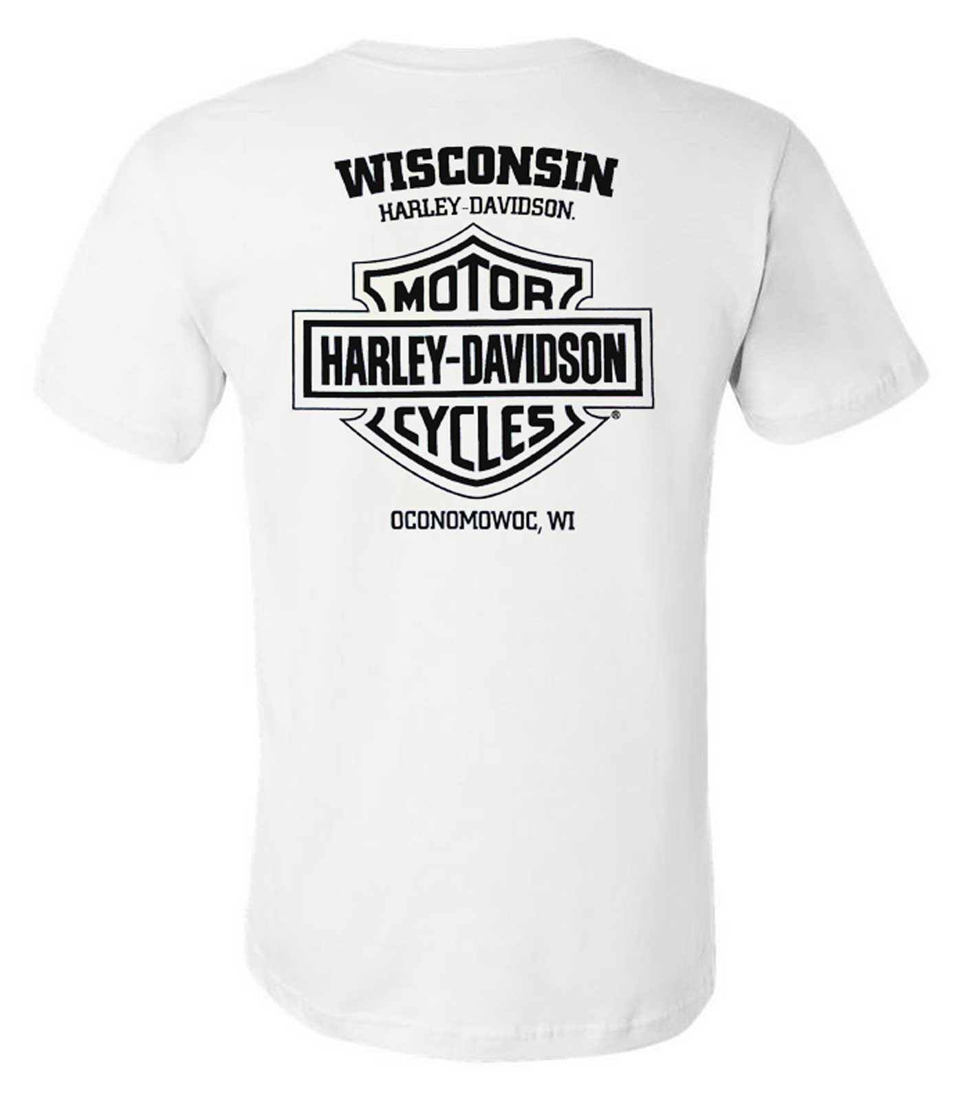 Harley-Davidson Free Shipping - Harley-Davidson Men's Helium Short Sleeve Cotton Crew-Neck T-Shirt, White - Free Shipping on many products plus Orders Over $99