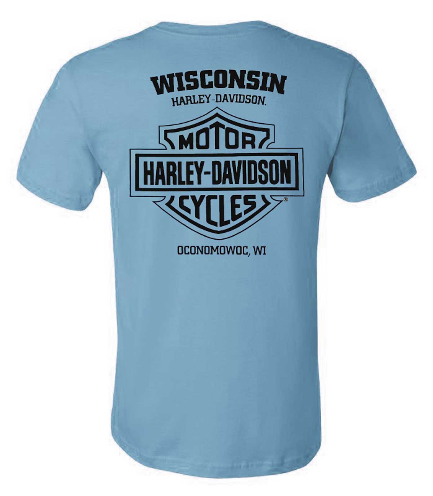 Harley-Davidson Free Shipping - Harley-Davidson Men's Bike Border Short Sleeve Cotton T-Shirt, Slate Blue - Free Shipping on many products plus Orders Over $99