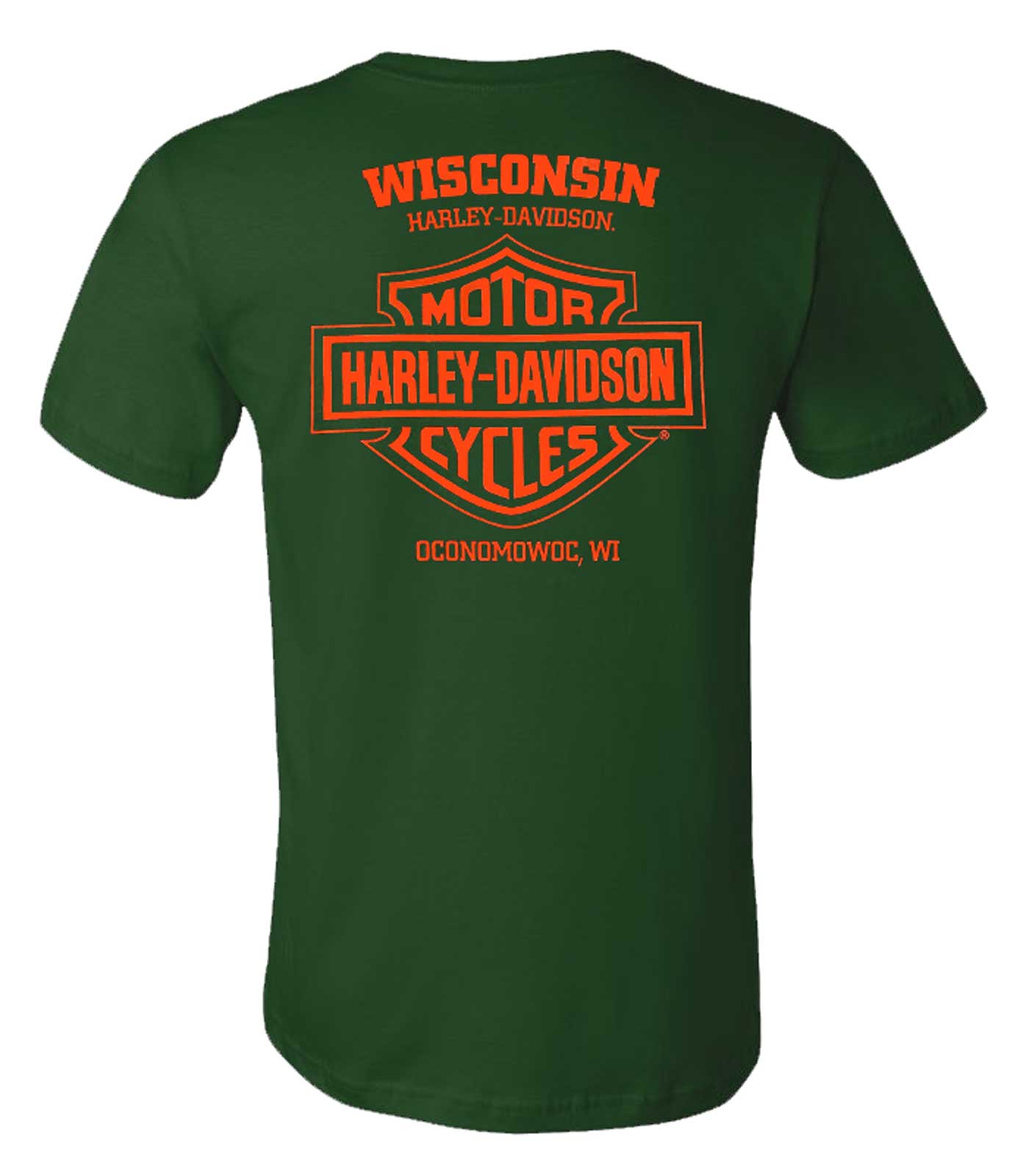 Harley-Davidson Free Shipping - Harley-Davidson Men's Treasures Short Sleeve Cotton Chest Pocket T-Shirt, Green - Free Shipping on many products plus Orders Over $99
