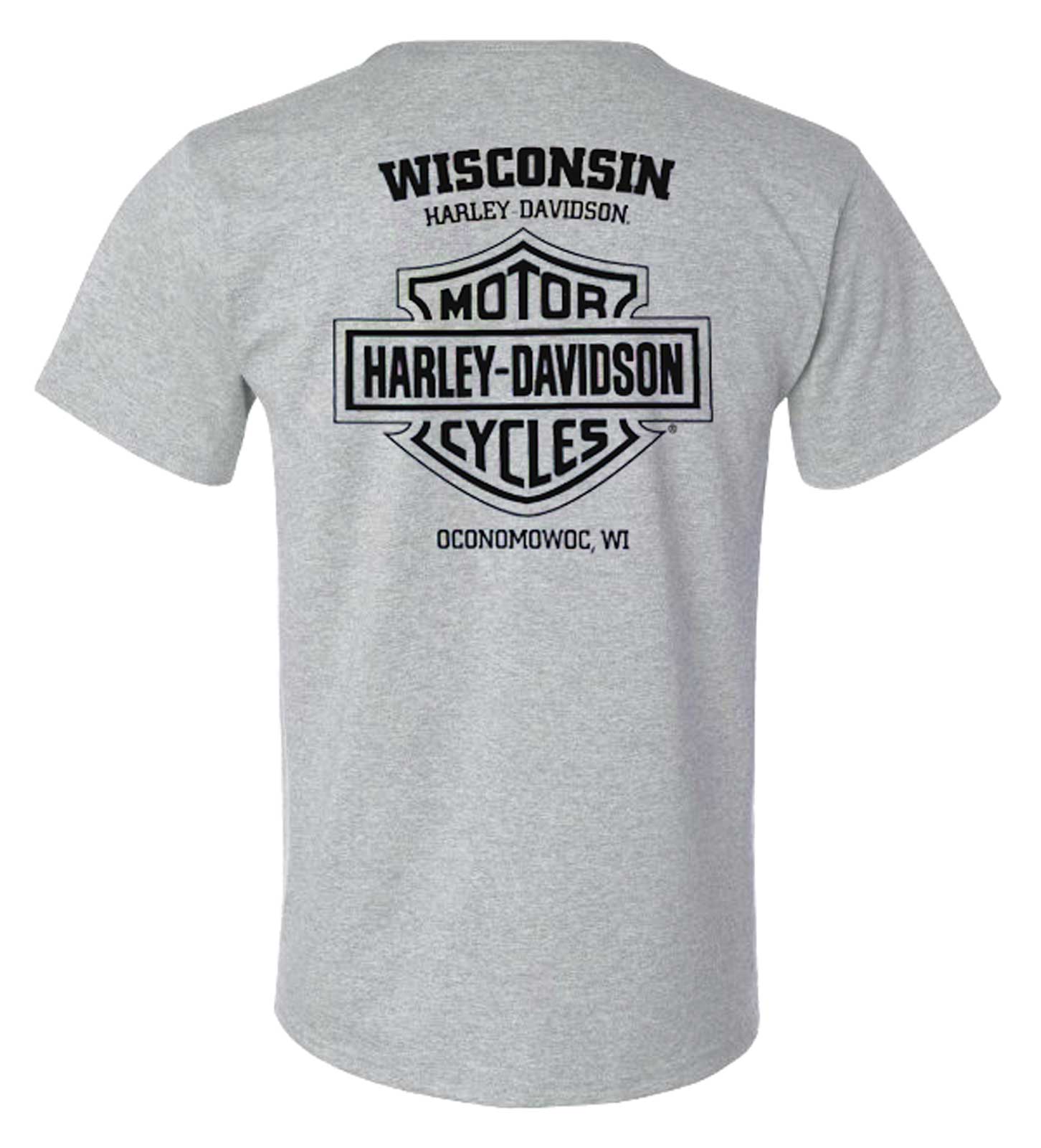 Harley-Davidson Free Shipping - Harley-Davidson Men's Manifest Short Sleeve Cotton-Blend T-Shirt, Sport Gray - Free Shipping on many products plus Orders Over $99