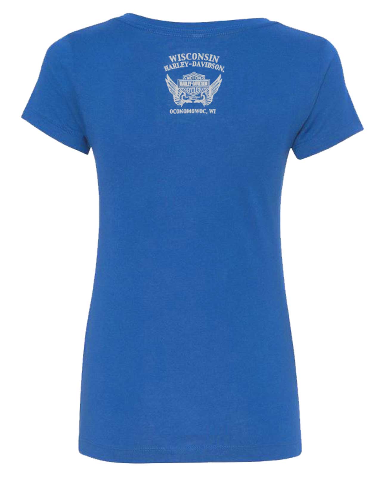 Harley-Davidson® Women's Cool Wing Foil Crew-Neck Short Sleeve Tee