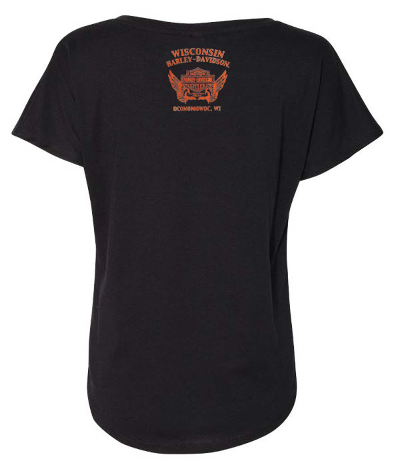 Harley-Davidson Free Shipping - Harley-Davidson Women's Marshall Short Sleeve Cotton Dolman Tee, Black - Free Shipping on many products plus Orders Over $99