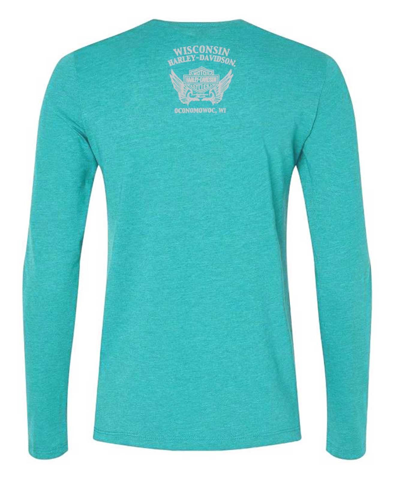 Harley-Davidson Free Shipping - Harley-Davidson Women's Glorious Long Sleeve Shirt w/ Thumbholes, Jade - Free Shipping on many products plus Orders Over $99