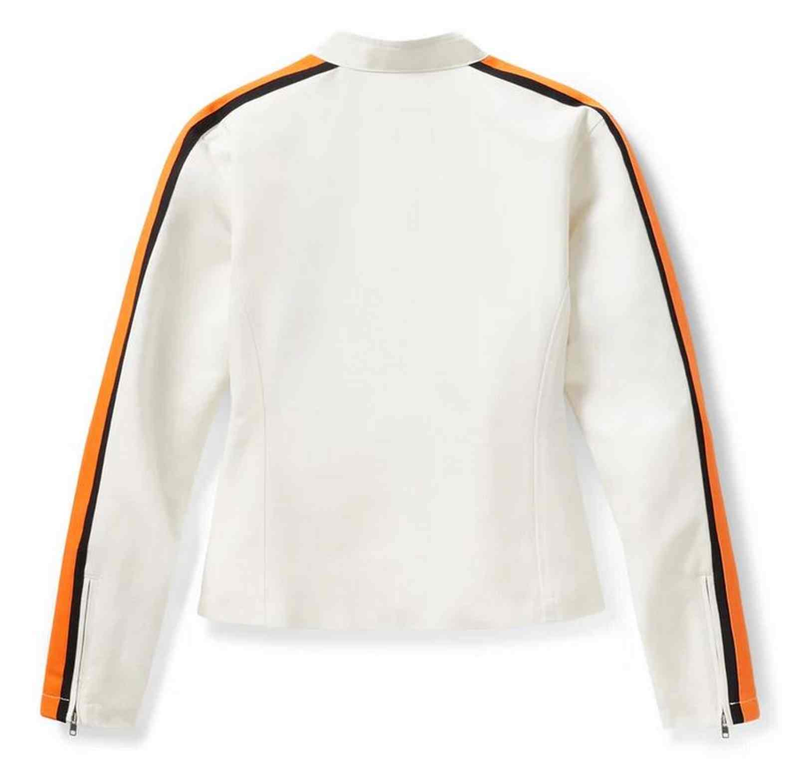 Harley-Davidson® Women's Essential Block Font Casual Jacket, White