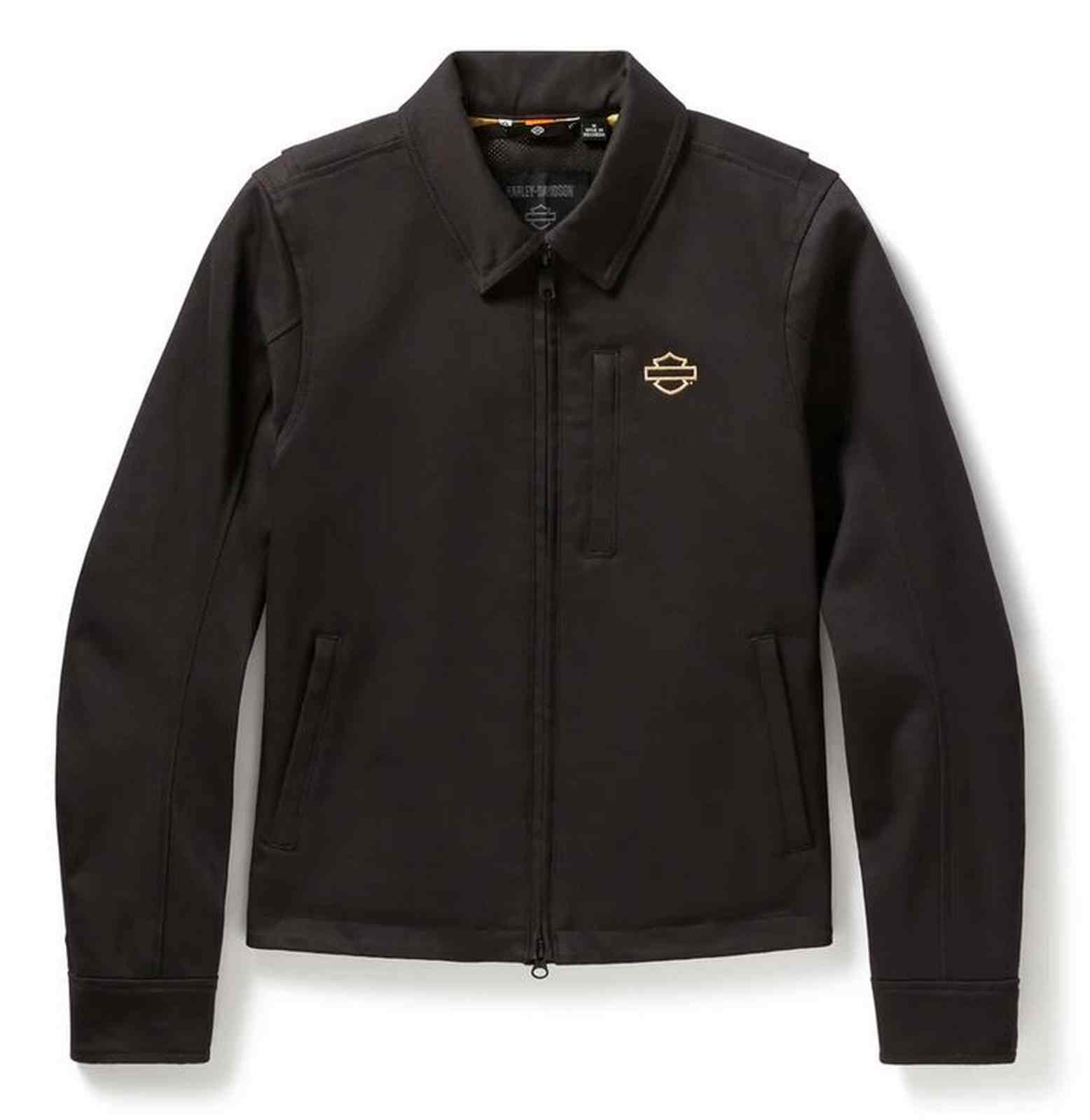 Harley-Davidson Women's H-D Gas Station Textile Riding Jacket, Black 97197-25VW - Wisconsin Harley-Davidson