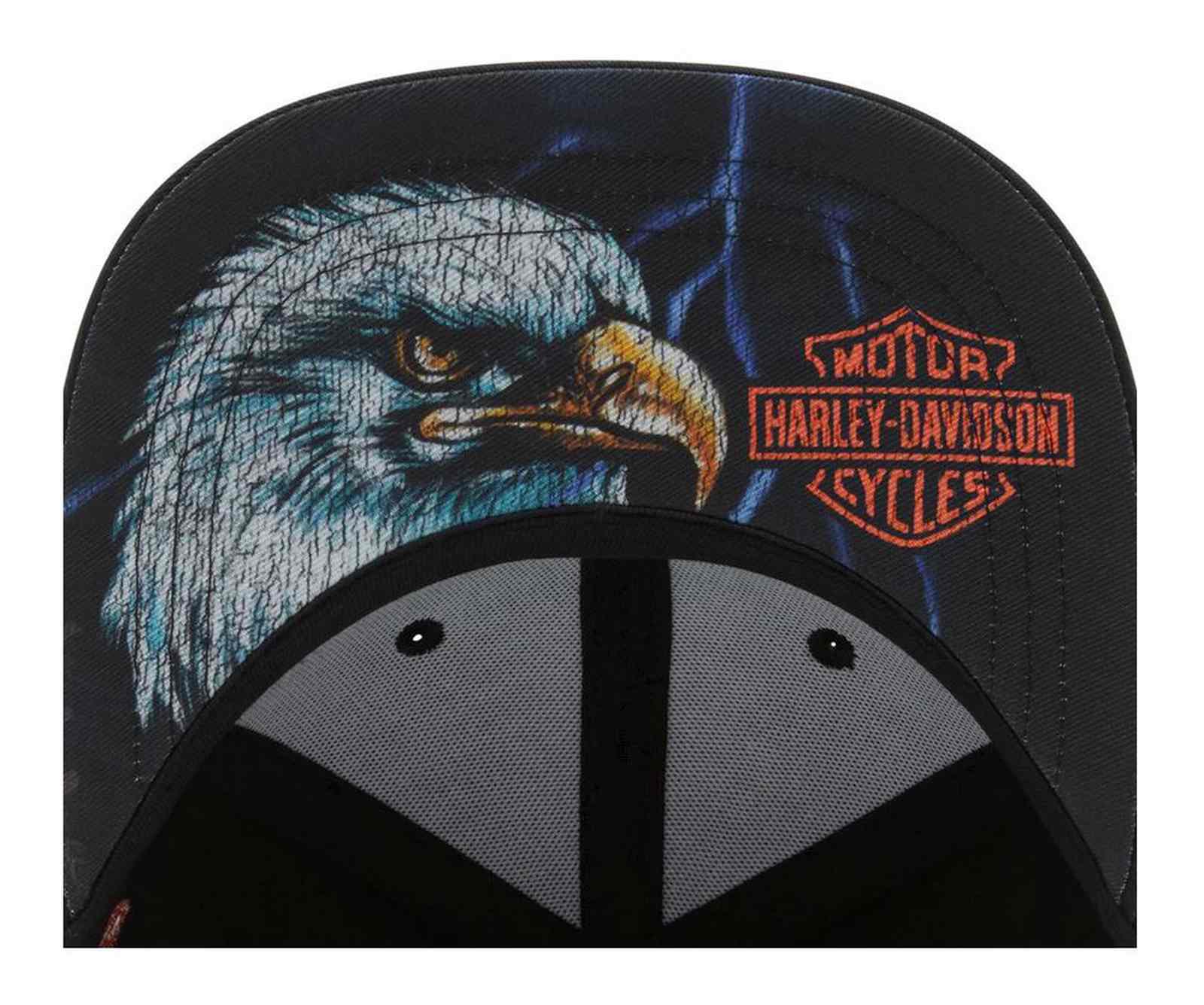 Harley-Davidson Free Shipping - Harley-Davidson Men's Lightning Eagle Panhead Fitted Baseball Cap 97787-25VM - Free Shipping on many products plus Orders Over $99