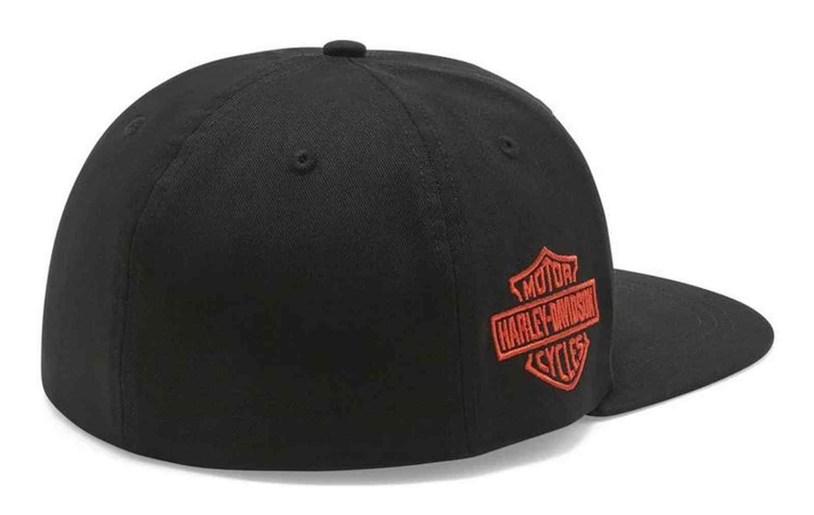 Harley-Davidson Men's Lightning Eagle Panhead Fitted Baseball Cap 97787-25VM - Largest Selection of Harley-Davidson Products