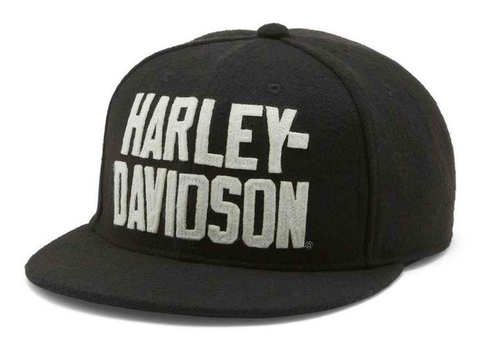 Harley-Davidson Men's Block Font Switchback Adjustable Baseball Cap 97770-25VM - Wisconsin Harley-Davidson