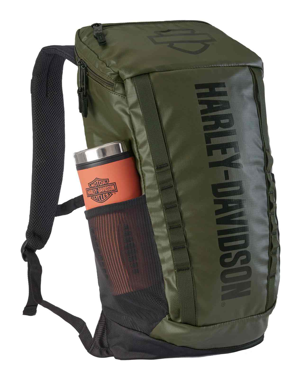 Harley-Davidson® Nomad Lightweight Water-Resistant Backpack, Green
