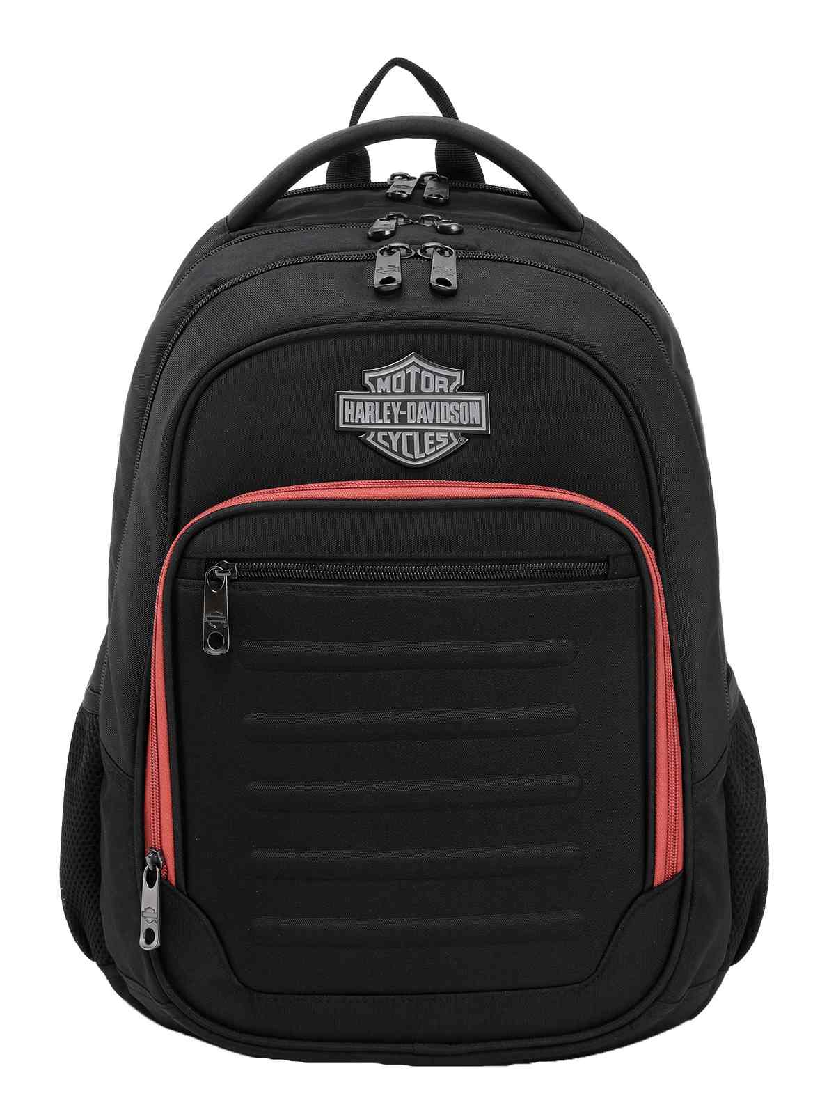 Harley-Davidson Metal Bar & Shield Cruiser Rugged Backpack, Polyester Black - Wisconsin Harley-Davidson