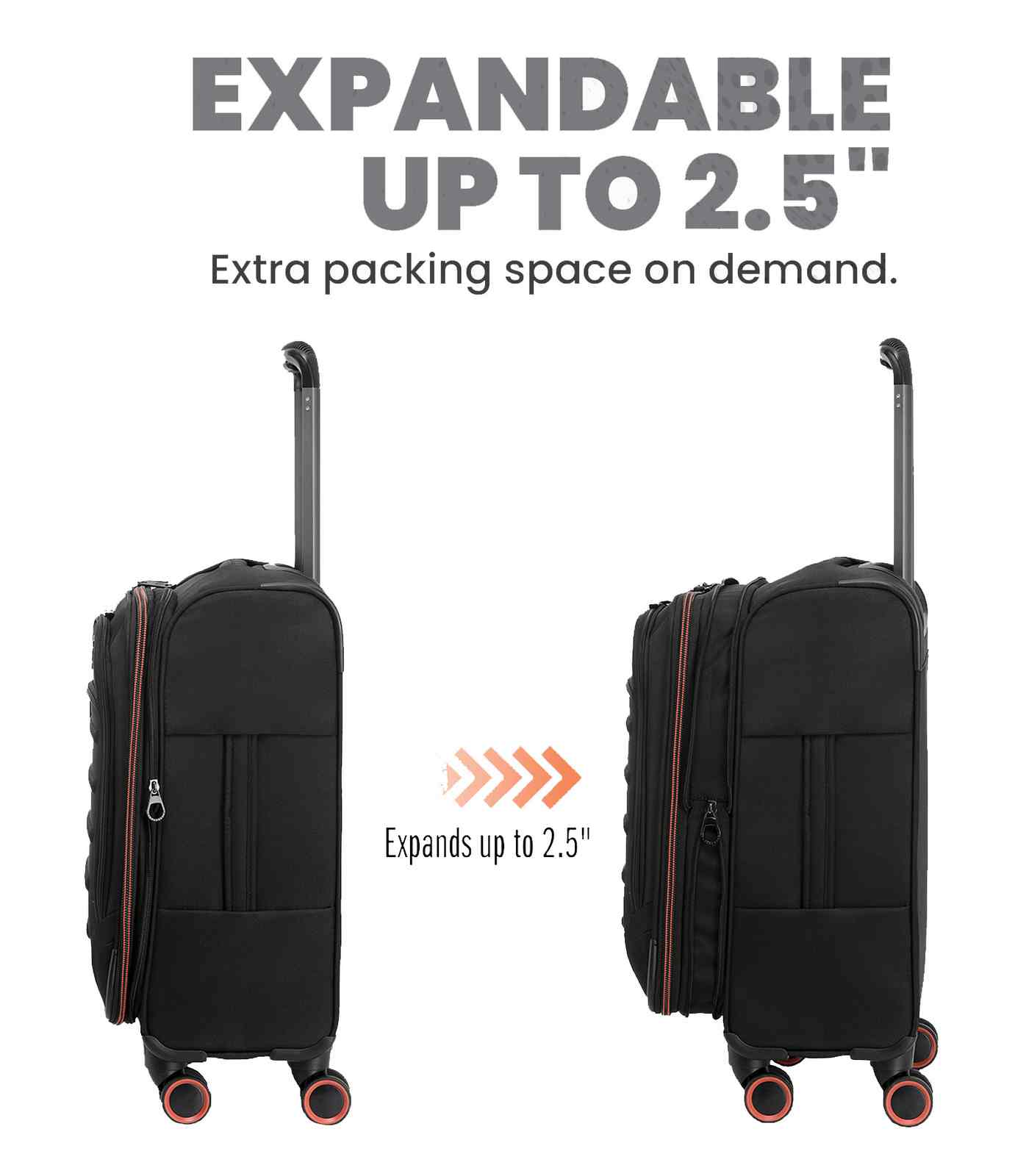 Harley-Davidson® Cruiser Durable Soft Side Luggage Set, Three