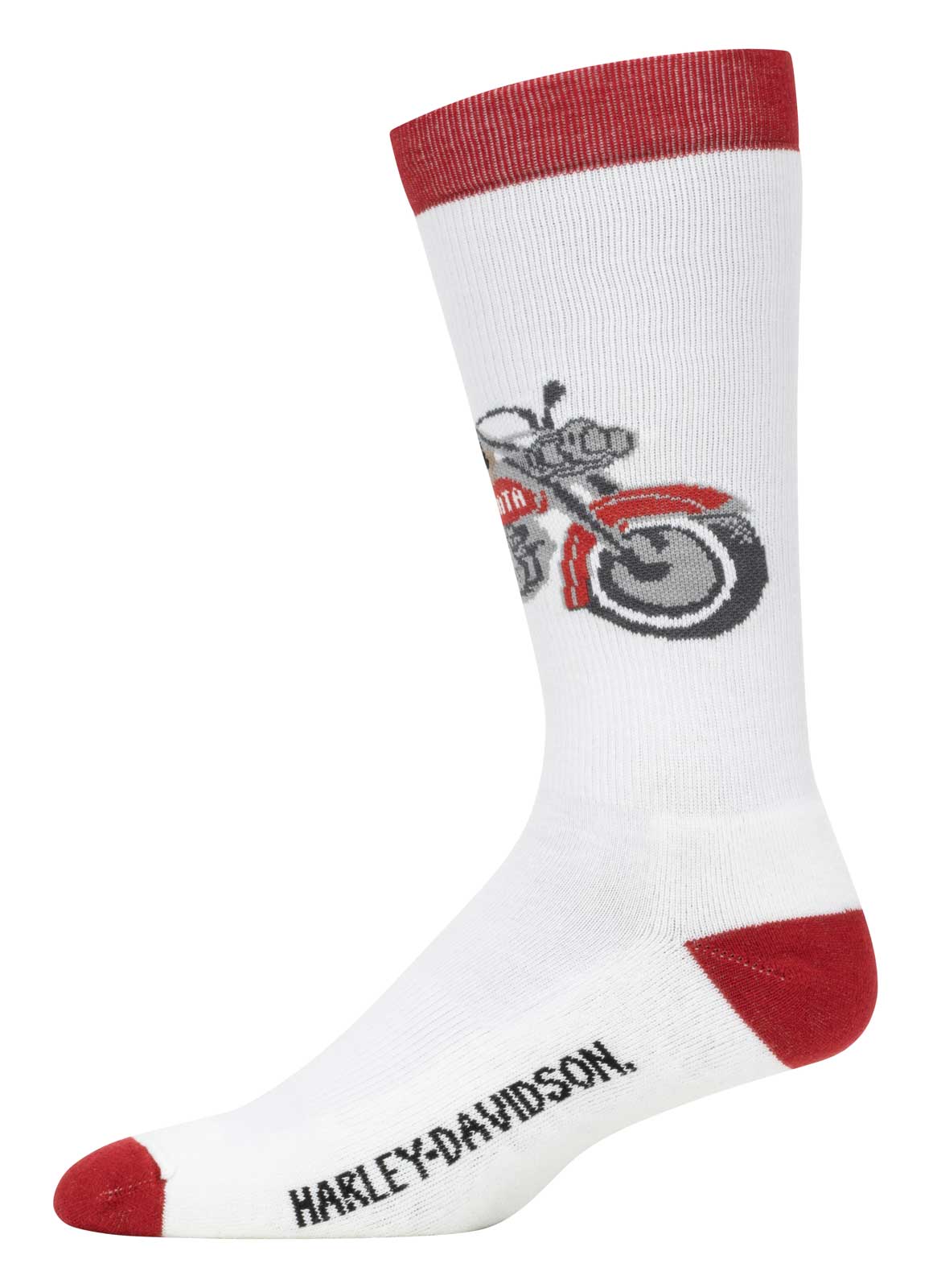 Harley-Davidson® Men's Santa Express Moisture Wicking Crew Socks