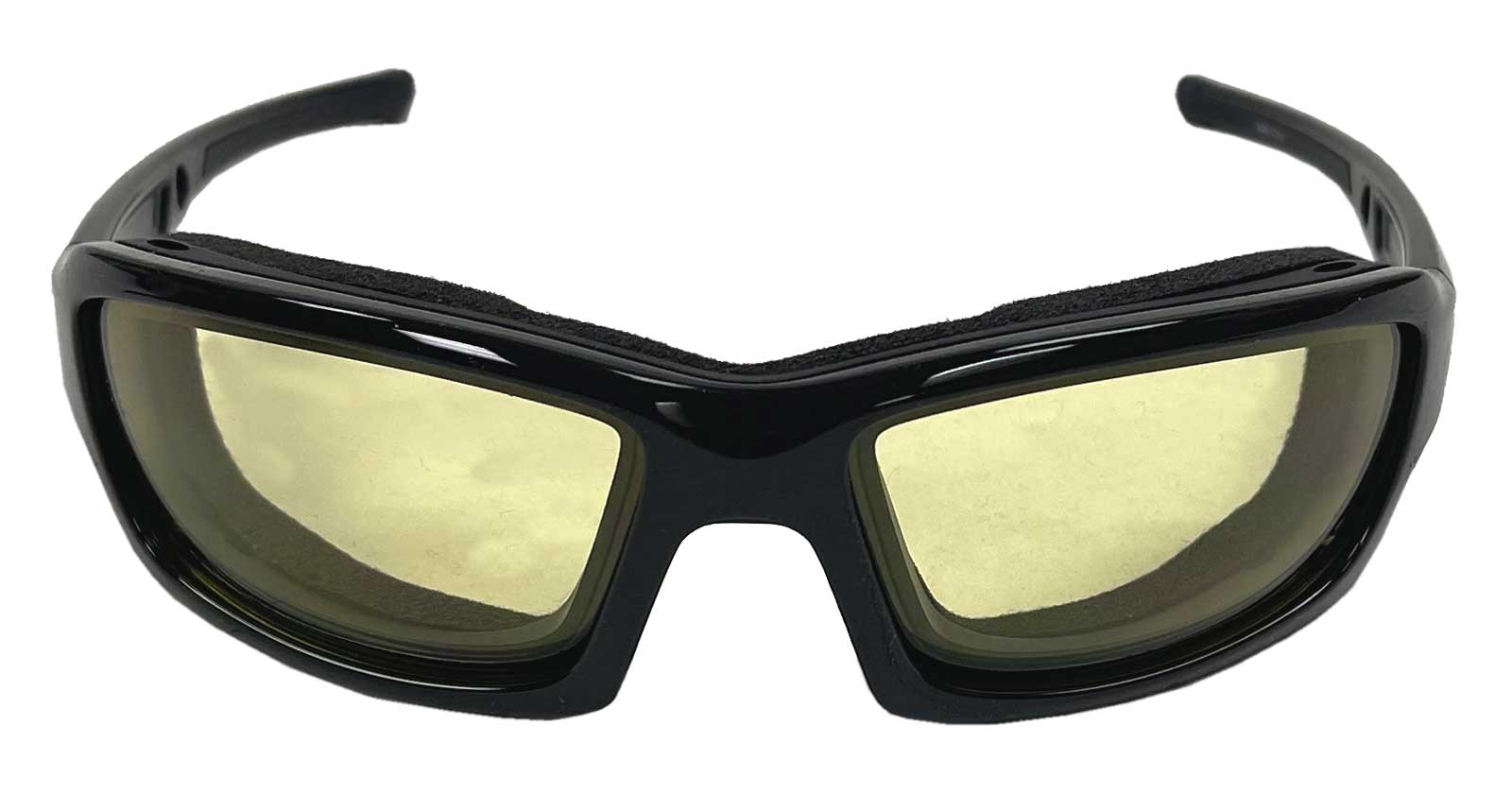 Harley-Davidson Men's Gym Time Performance Glasses, Yellow Polycarbonate Lens - No Hassle Returns at Wisconsin Harley