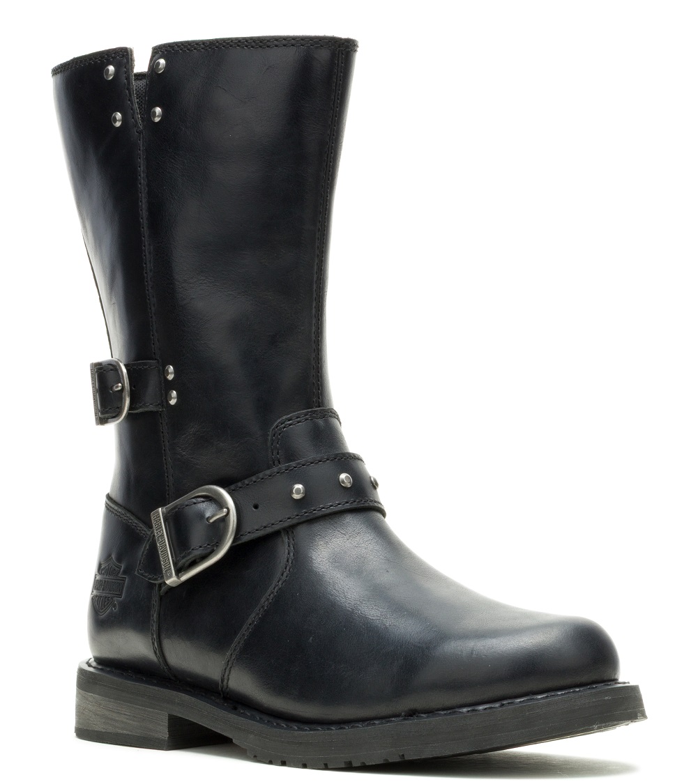 Harley-Davidson Women's Addie Buckle 10-In Motorcycle Boots D84857 - Wisconsin Harley-Davidson