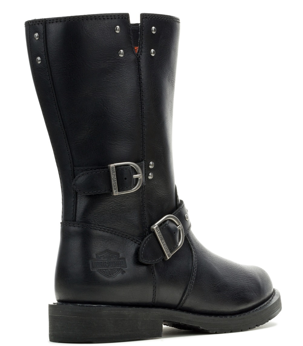 Harley-Davidson Women's Addie Buckle 10-In Motorcycle Boots D84857 - No Hassle Returns at Wisconsin Harley