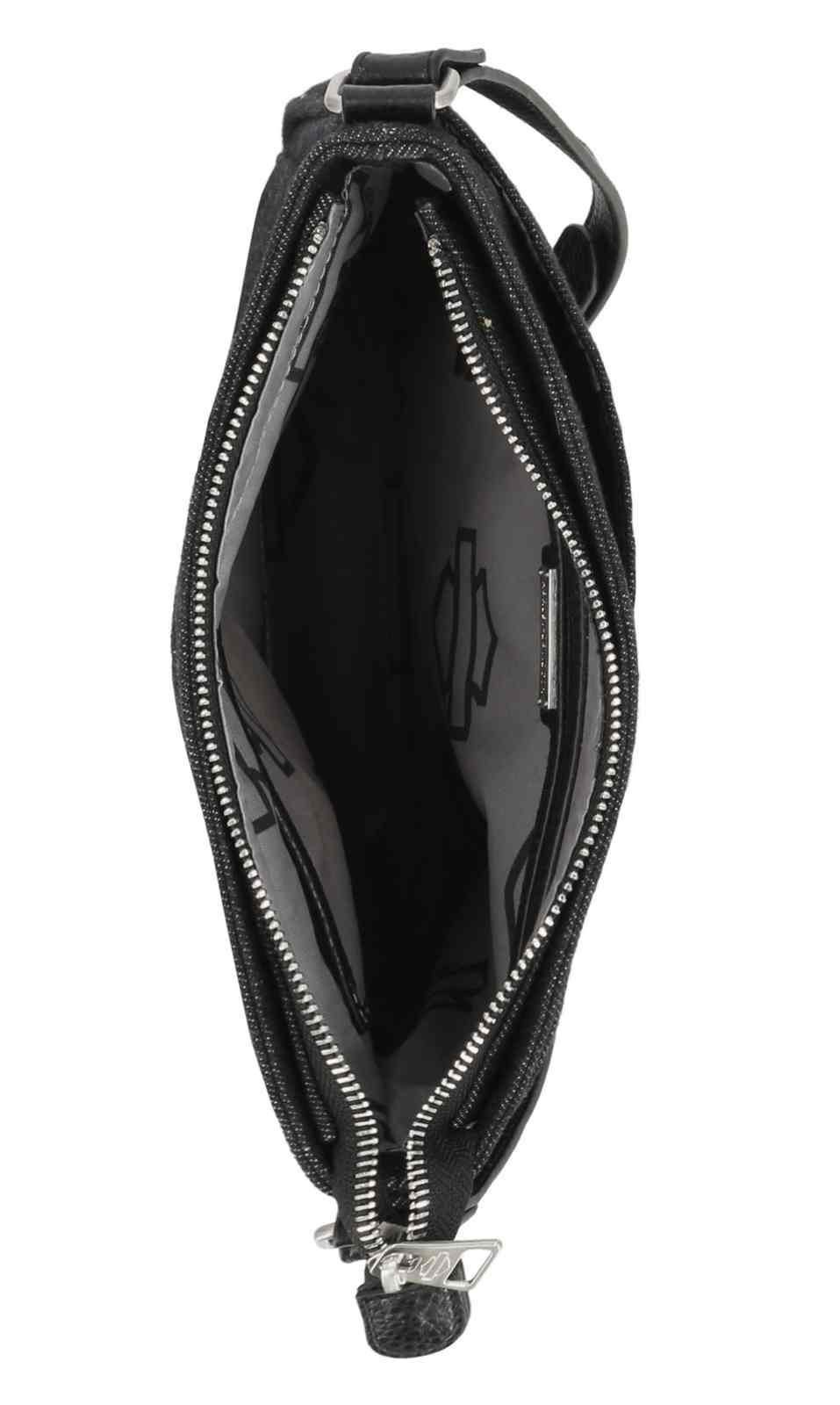 Harley-Davidson Women's Bar & Shield Logo Polyester Crossbody/Hip Bag, Black - Largest Selection of Harley-Davidson Products