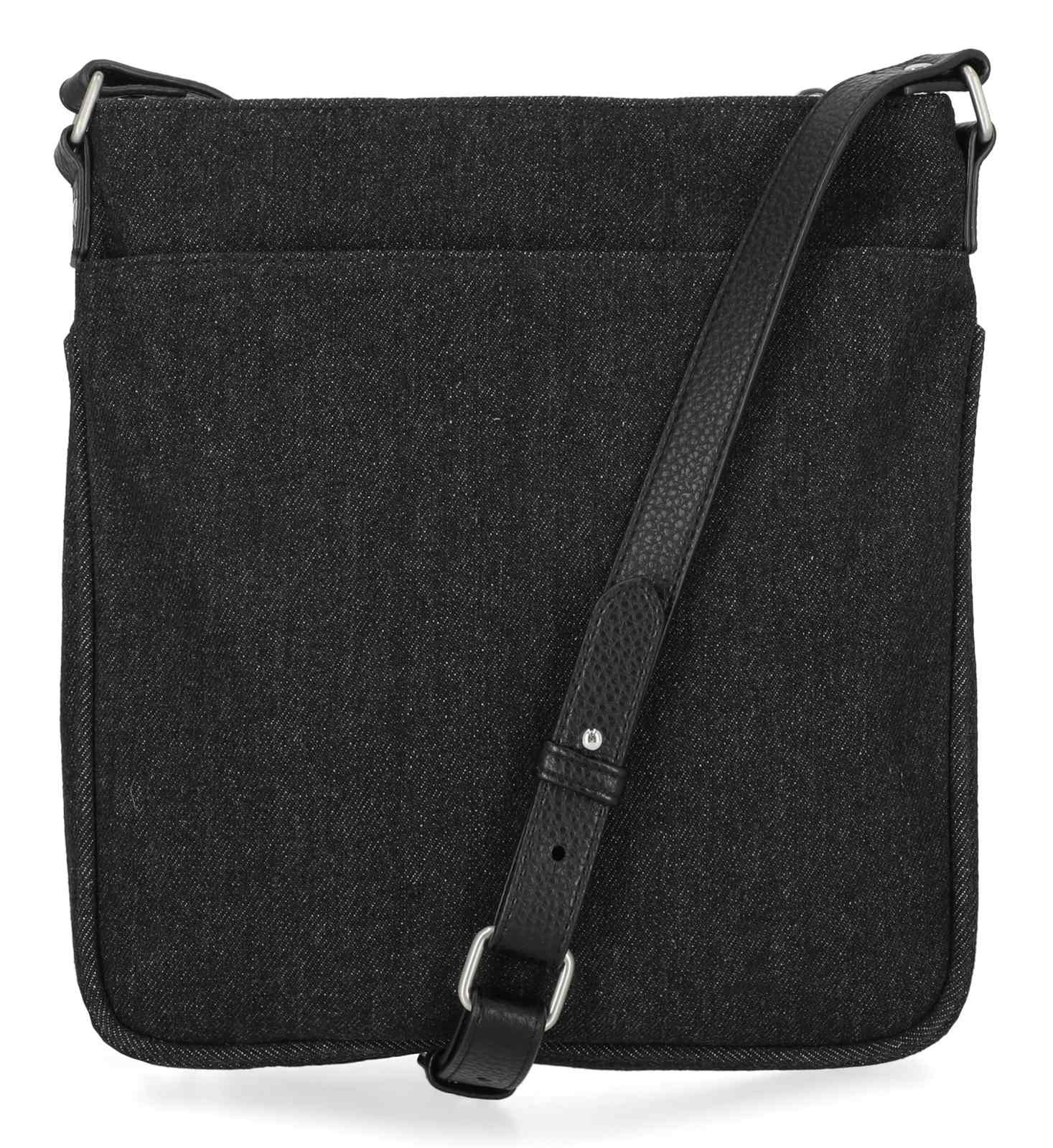 Harley-Davidson Women's Live To Ride Washed Canvas Crossbody Purse, Black - No Hassle Returns at Wisconsin Harley
