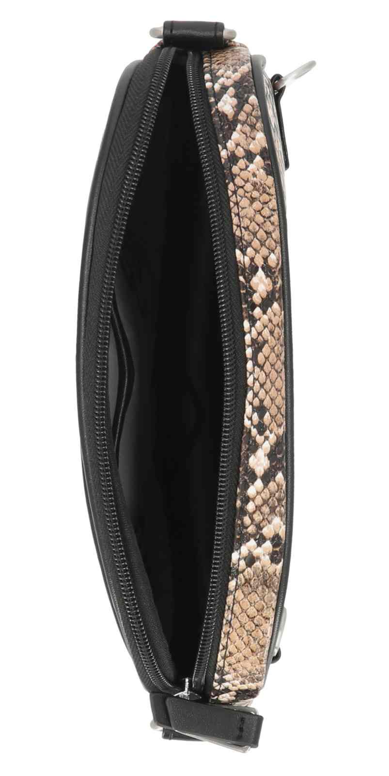 Harley-Davidson Women's Python Print B&S Logo Crossbody Belt Bag, Brown - Largest Selection of Harley-Davidson Products