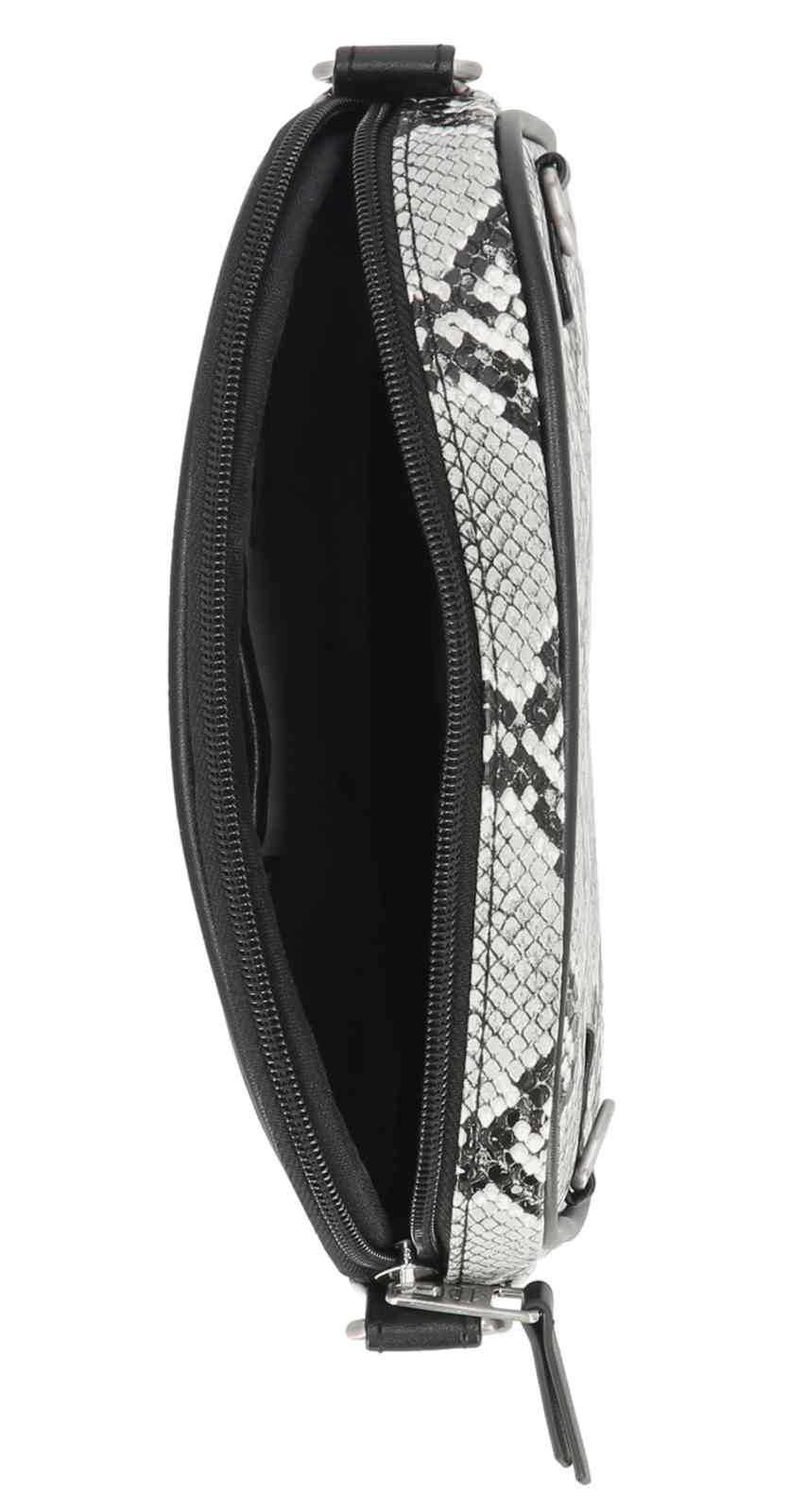 Harley-Davidson Women's Python Print B&S Logo Crossbody Belt Bag, Black - Largest Selection of Harley-Davidson Products