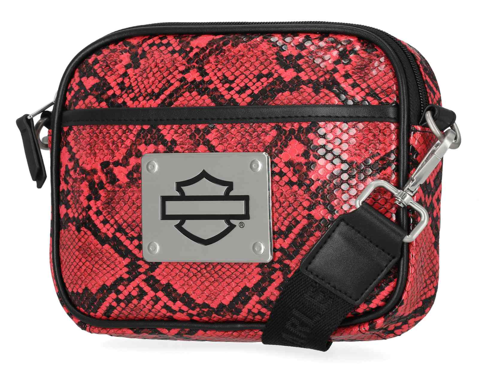 Harley-Davidson Free Shipping - Harley-Davidson Women's Python Print B&S Logo Crossbody Belt Bag, Pink - Free Shipping on many products plus Orders Over $99