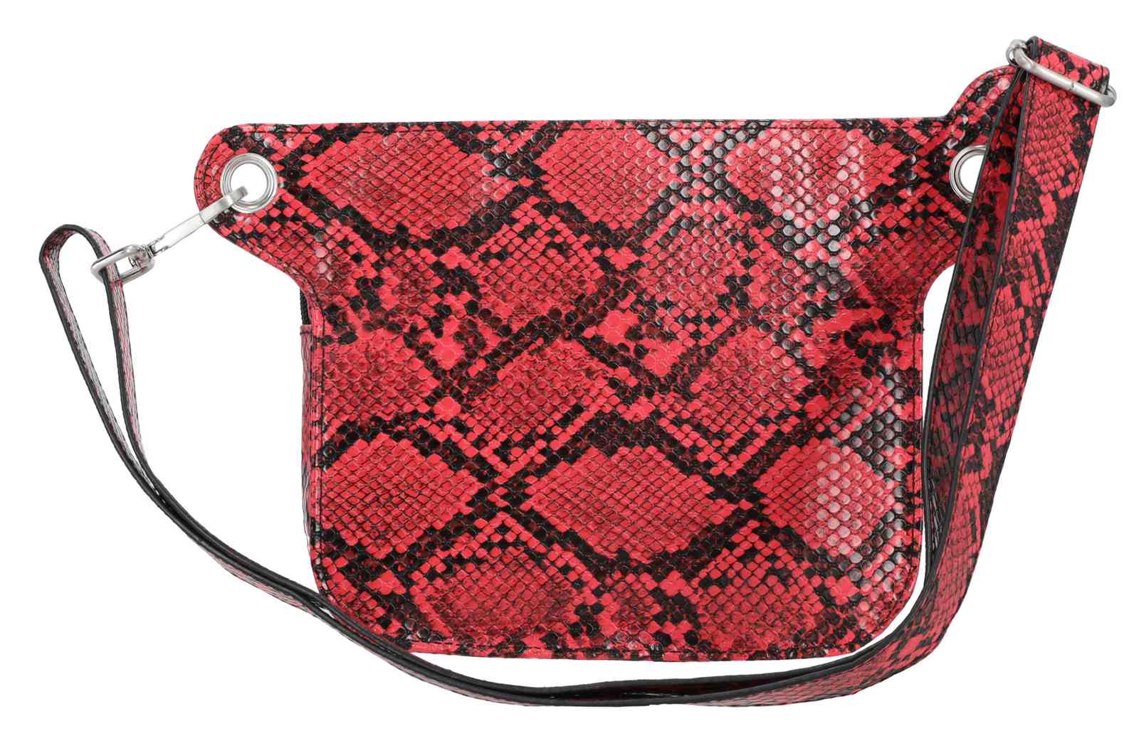 Harley-Davidson Women's Python Print B&S Logo Adjustable Waist Bag, Pink - No Hassle Returns at Wisconsin Harley