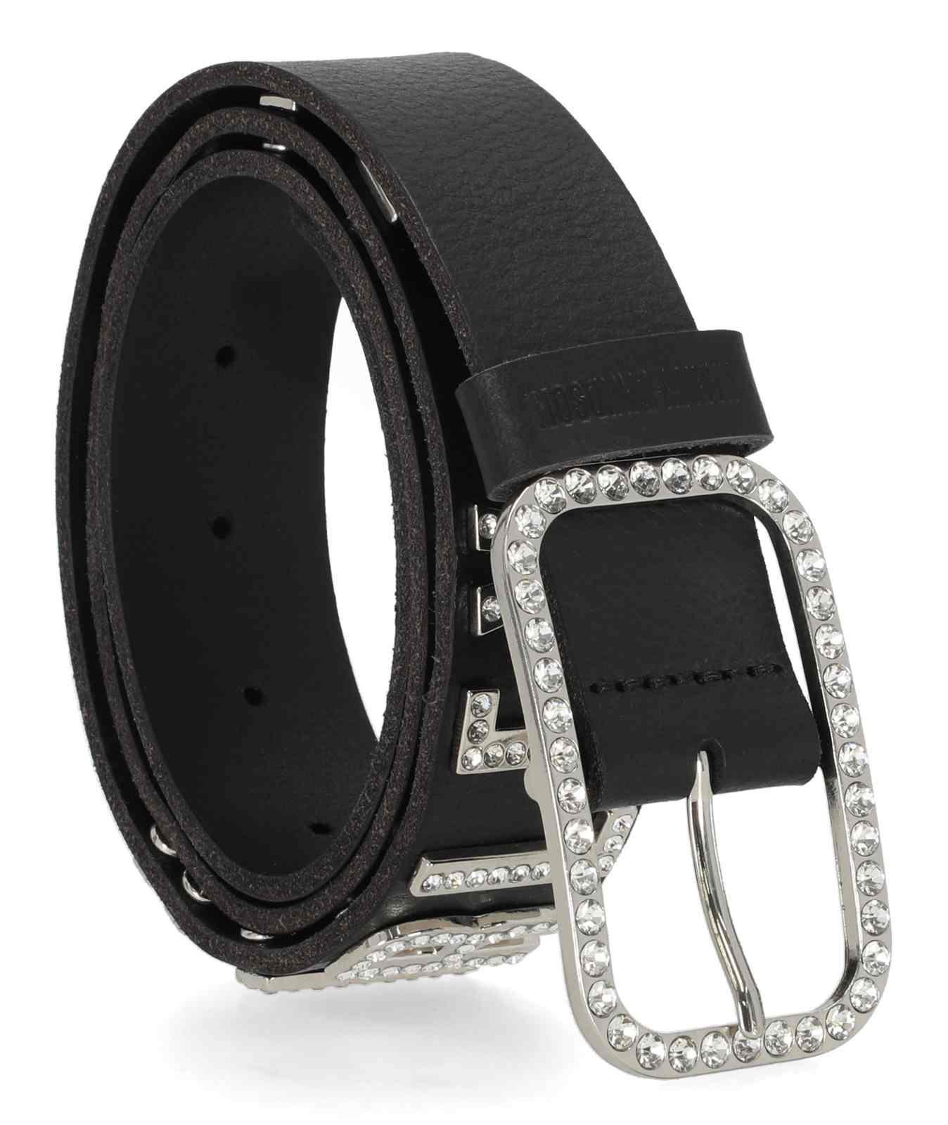 Harley-Davidson Free Shipping - Harley-Davidson Women's Rhinestone Metal Letter Genuine Leather Belt, Black - Free Shipping on many products plus Orders Over $99