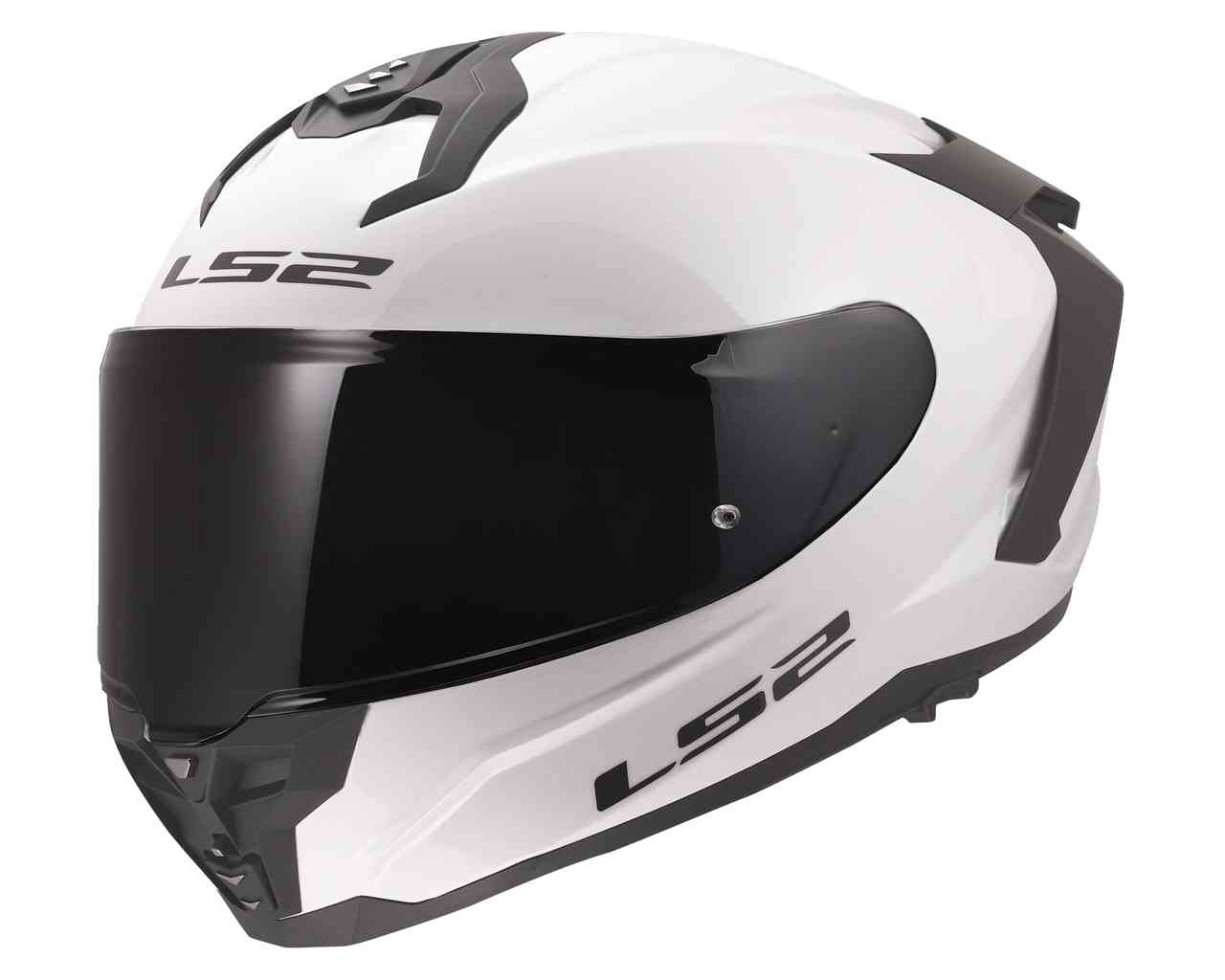 LS2 Helmets Challenger II Solid Full Face Motorcycle Helmet Gloss White - Wisconsin Harley-Davidson