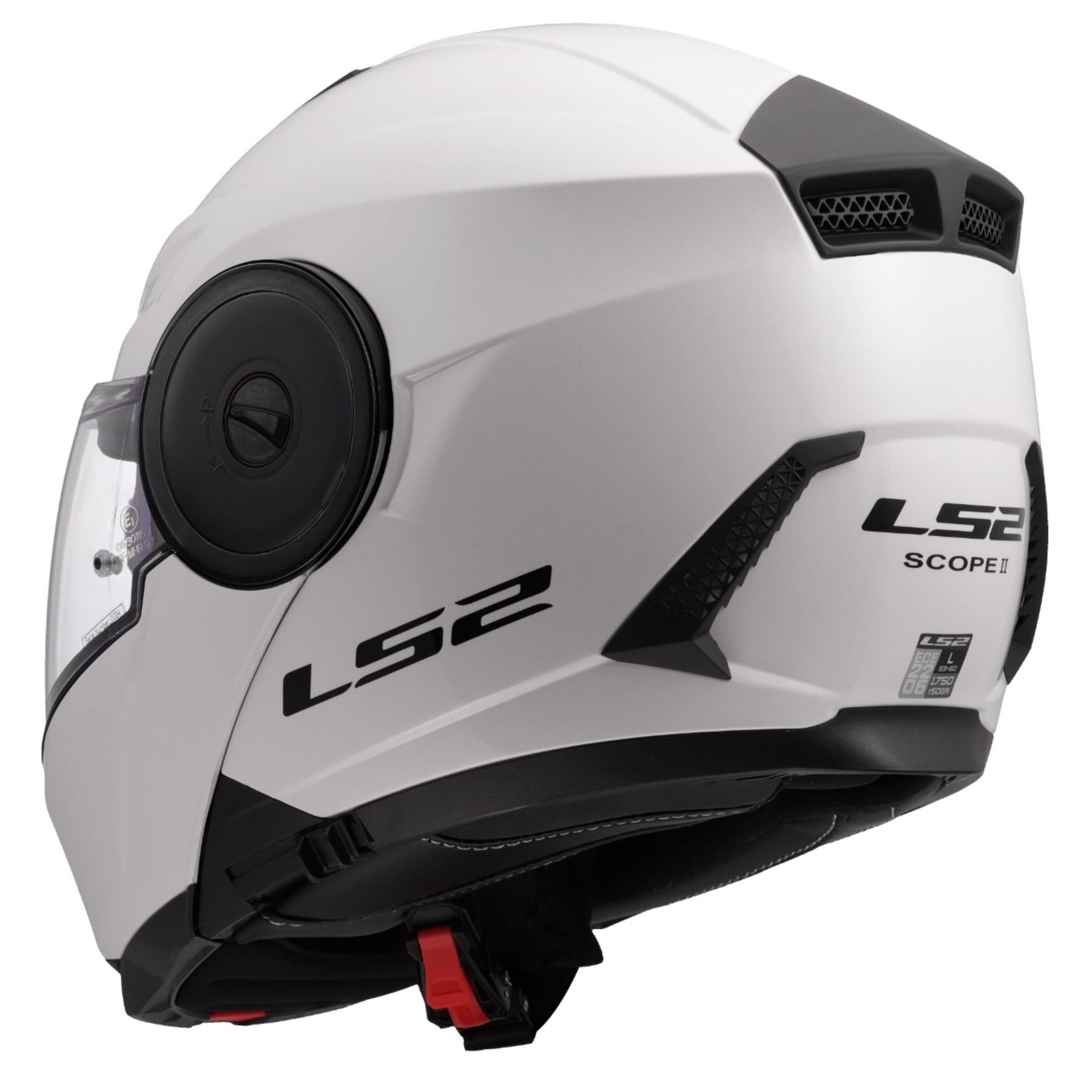 LS2 Helmets Horizon II Modular Full Face Motorcycle Helmet W/ SunShield White - Largest Selection of Harley-Davidson Products