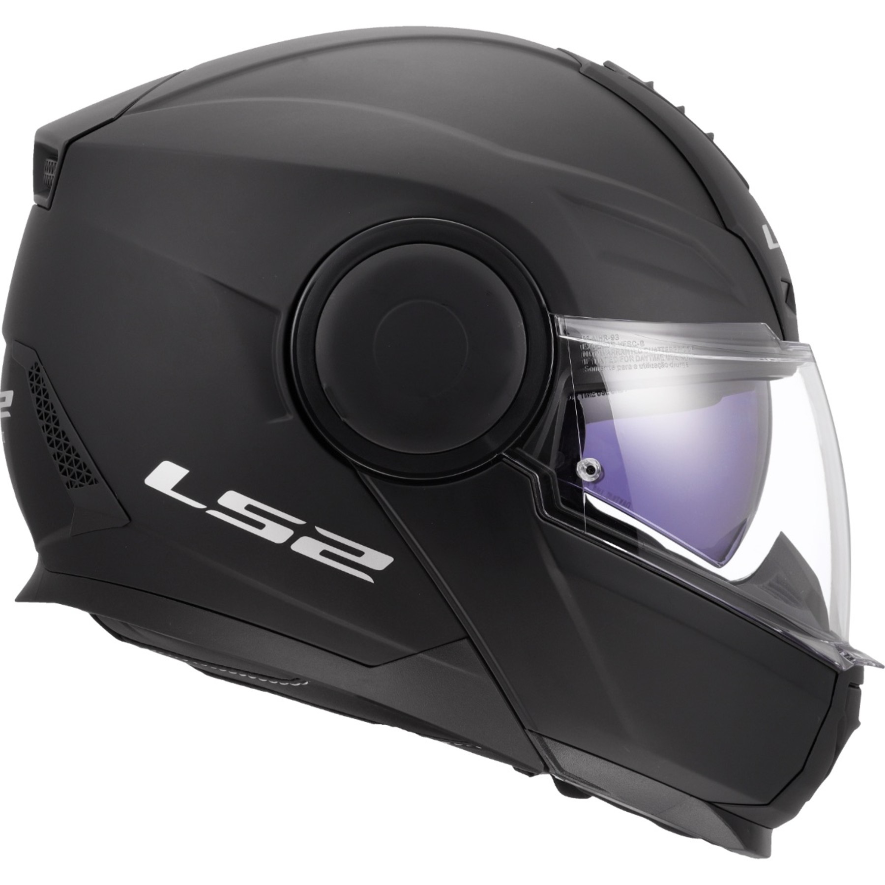 LS2 Helmets Horizon II Modular Full Face Motorcycle Helmet W/ SunShield Black - No Hassle Returns at Wisconsin Harley