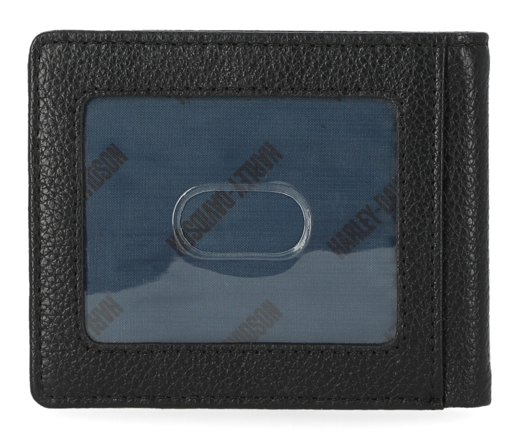 Harley-Davidson Men's Pebble Leather Classic Eagle Billfold Wallet - Black - No Hassle Returns at Wisconsin Harley