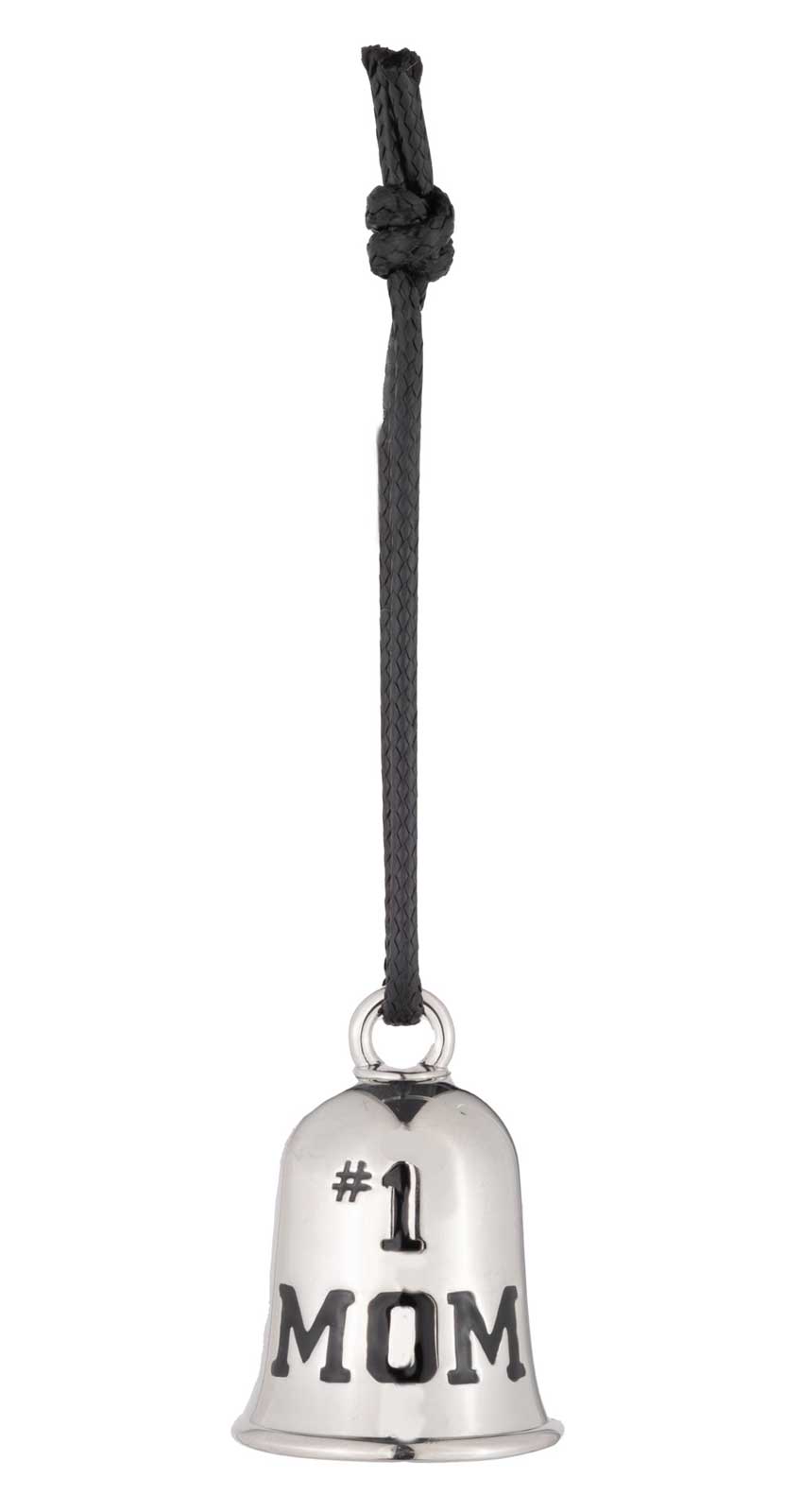 Harley-Davidson #1 Mom Bar & Shield Logo Ride Bell, Silver Finish - No Hassle Returns at Wisconsin Harley